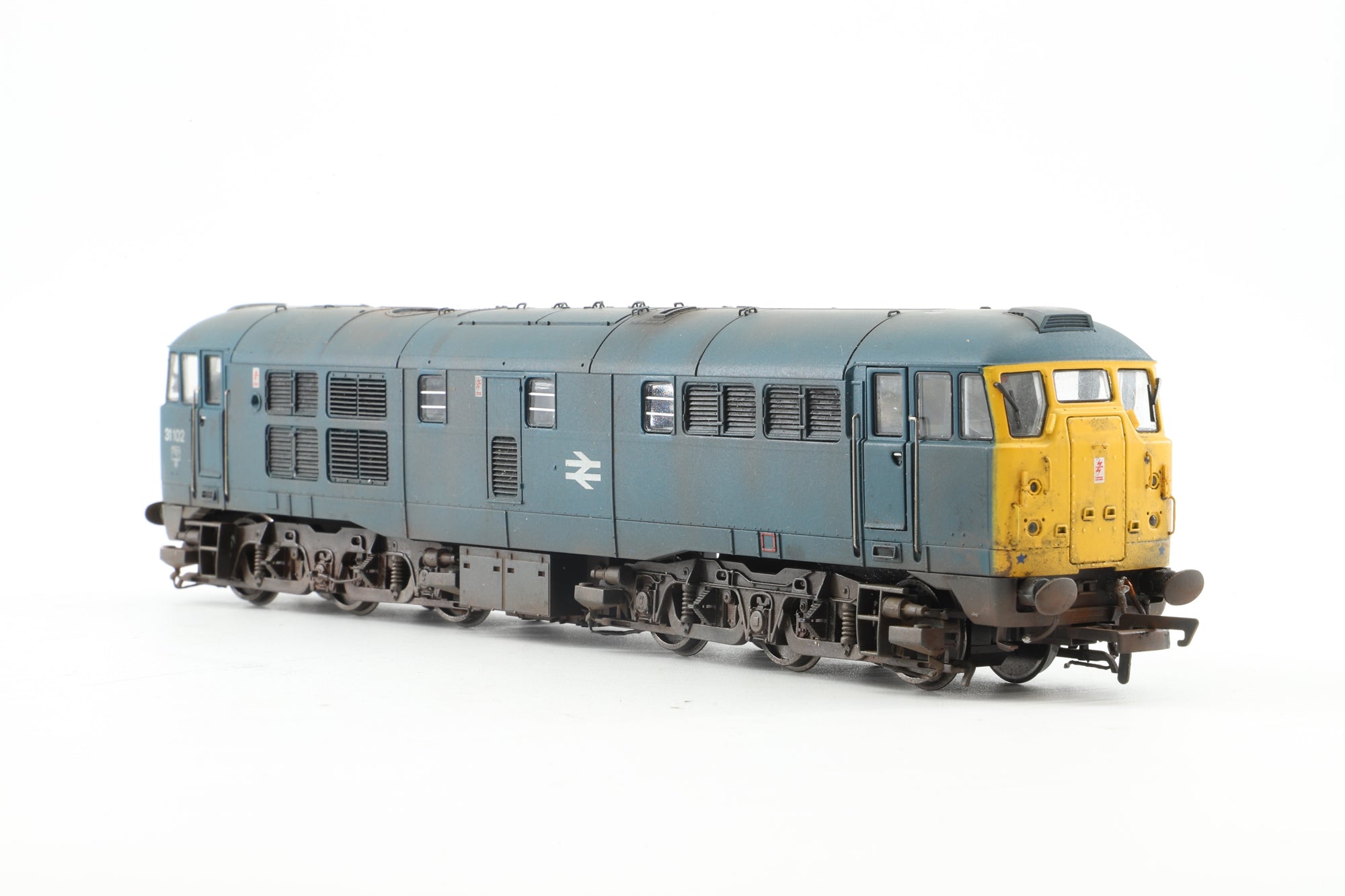 Hornby OO R3746 BR AIA-AIA Class 31 '31102', Weathered, DCC Sound