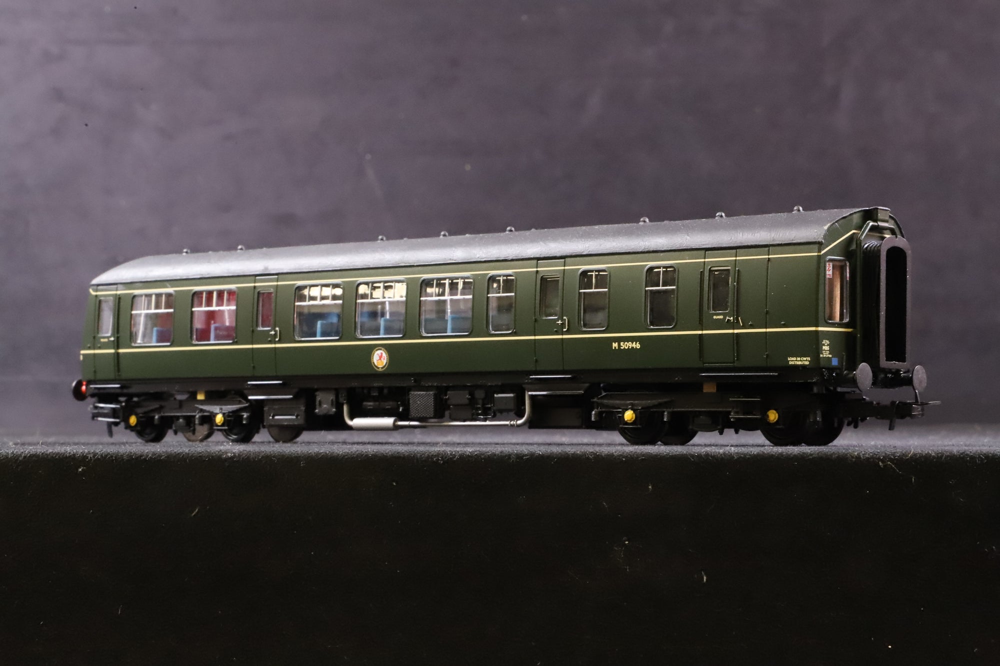 Bachmann WORKSHOP OO 32-900C Class 108 2 Car DMU BR Green Speed Whiskers Weathered