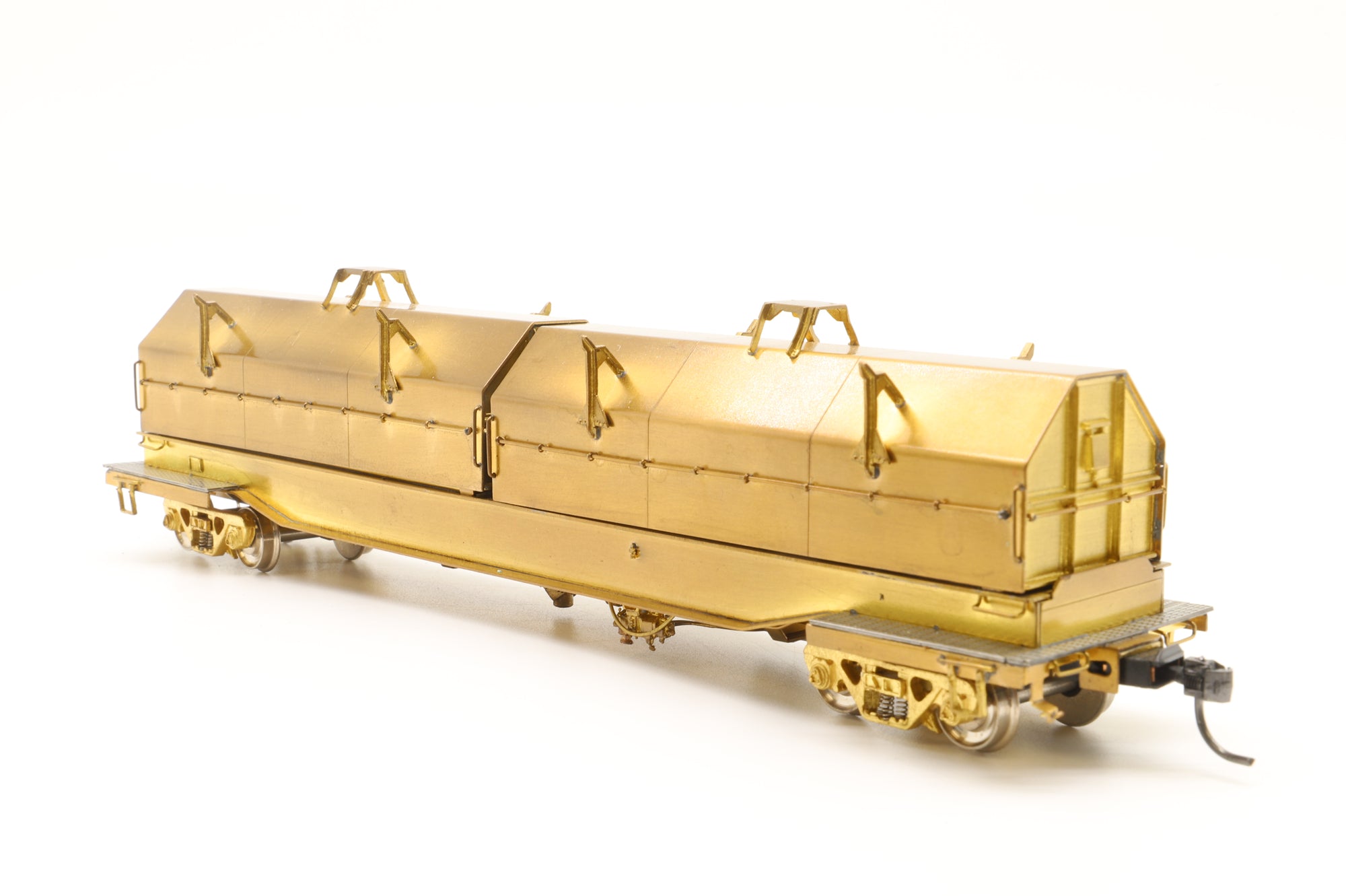 Overland Models HO Brass 1389 Evans Steel Coil Car Type II Unpainted