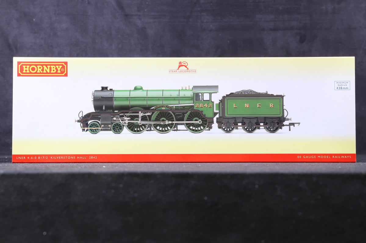 Hornby OO R3447 LNER 4-6-0 N17 &#39;Kilverstone Hall&#39; No.2842