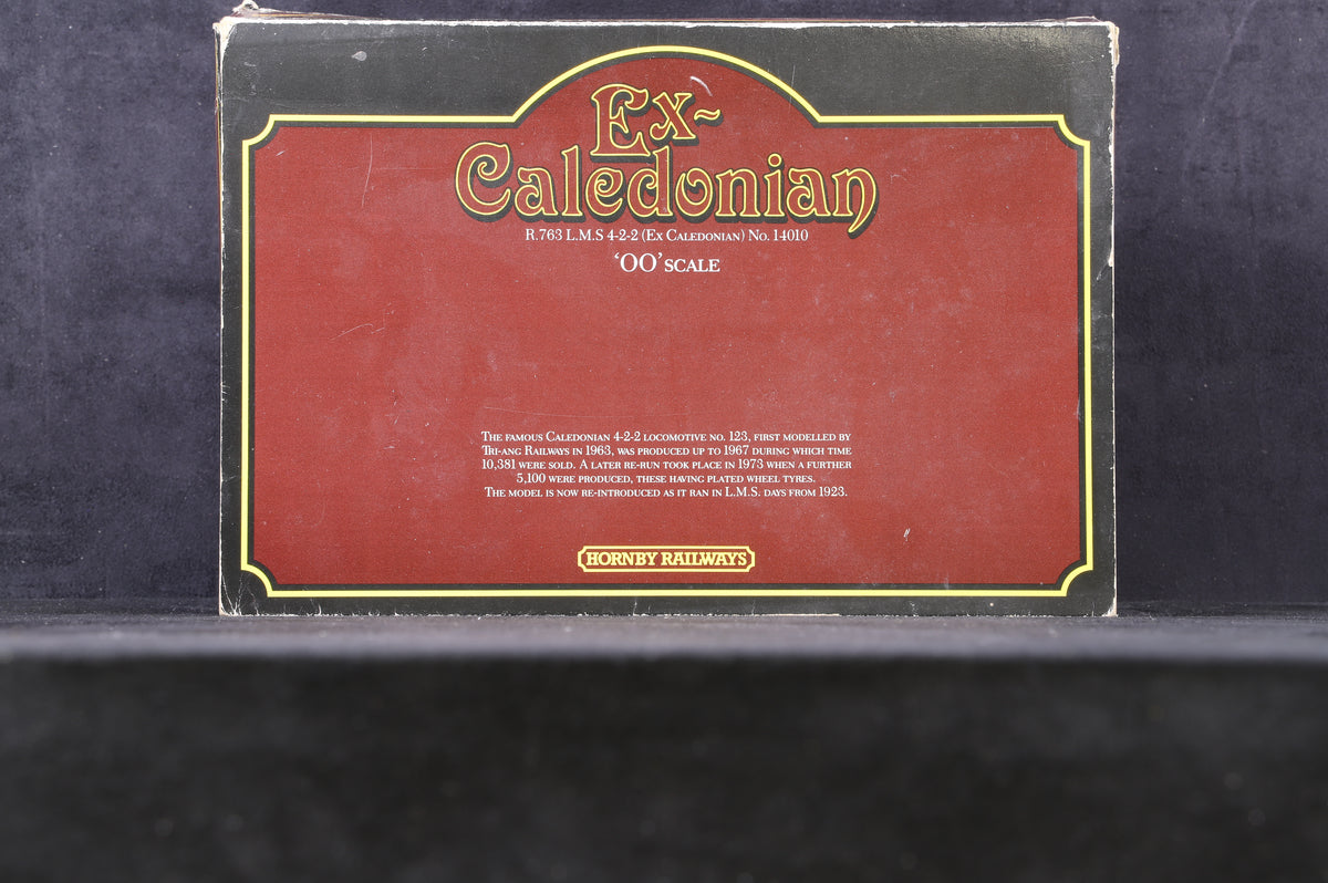 Hornby OO R763 Ex-Caledonian 4-2-2 Caledonian Single &#39;14010&#39; LMS