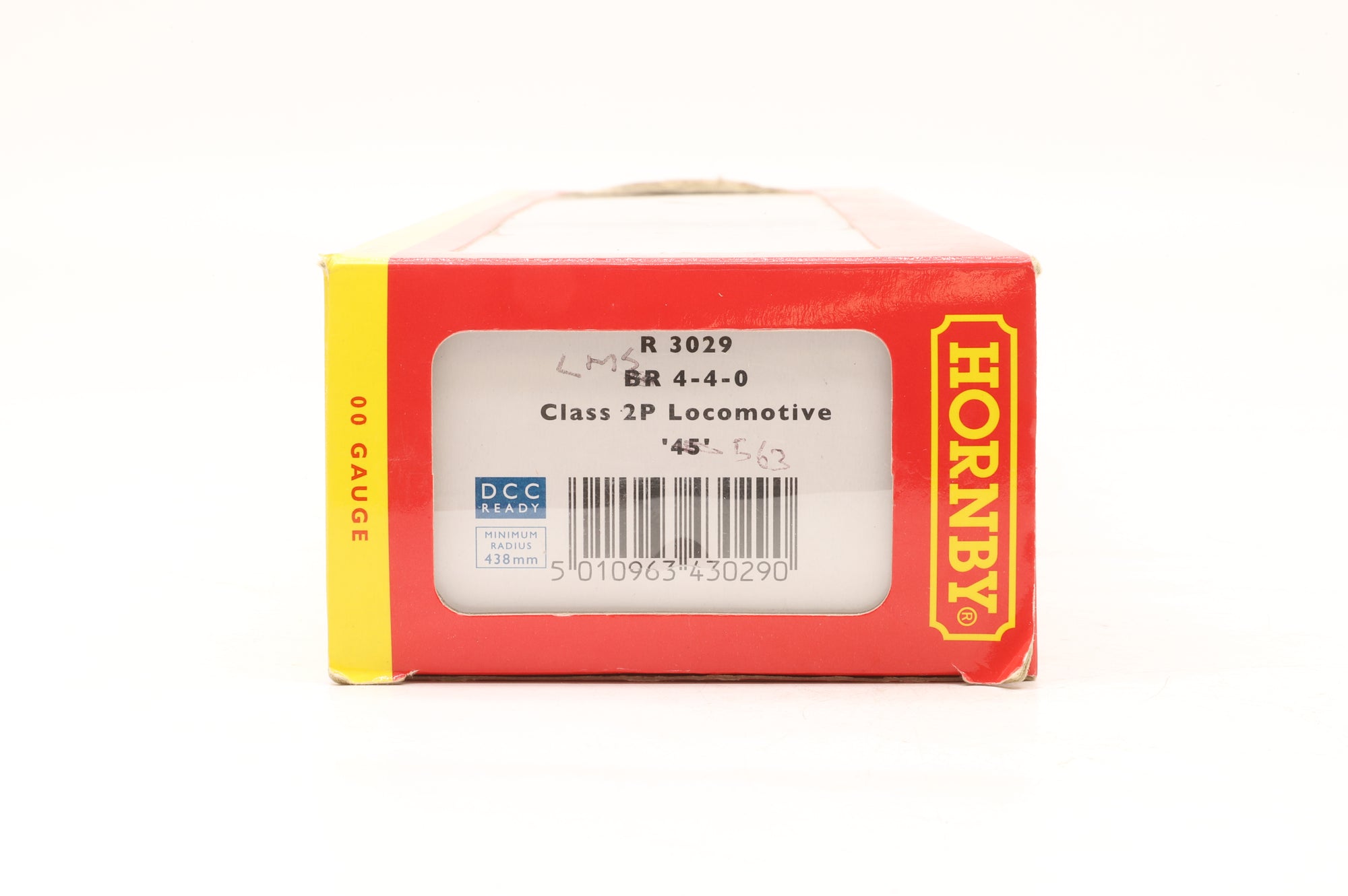 Hornby OO R3029 Class 2P '563' Renumbered & Glossed LMS Lined Black