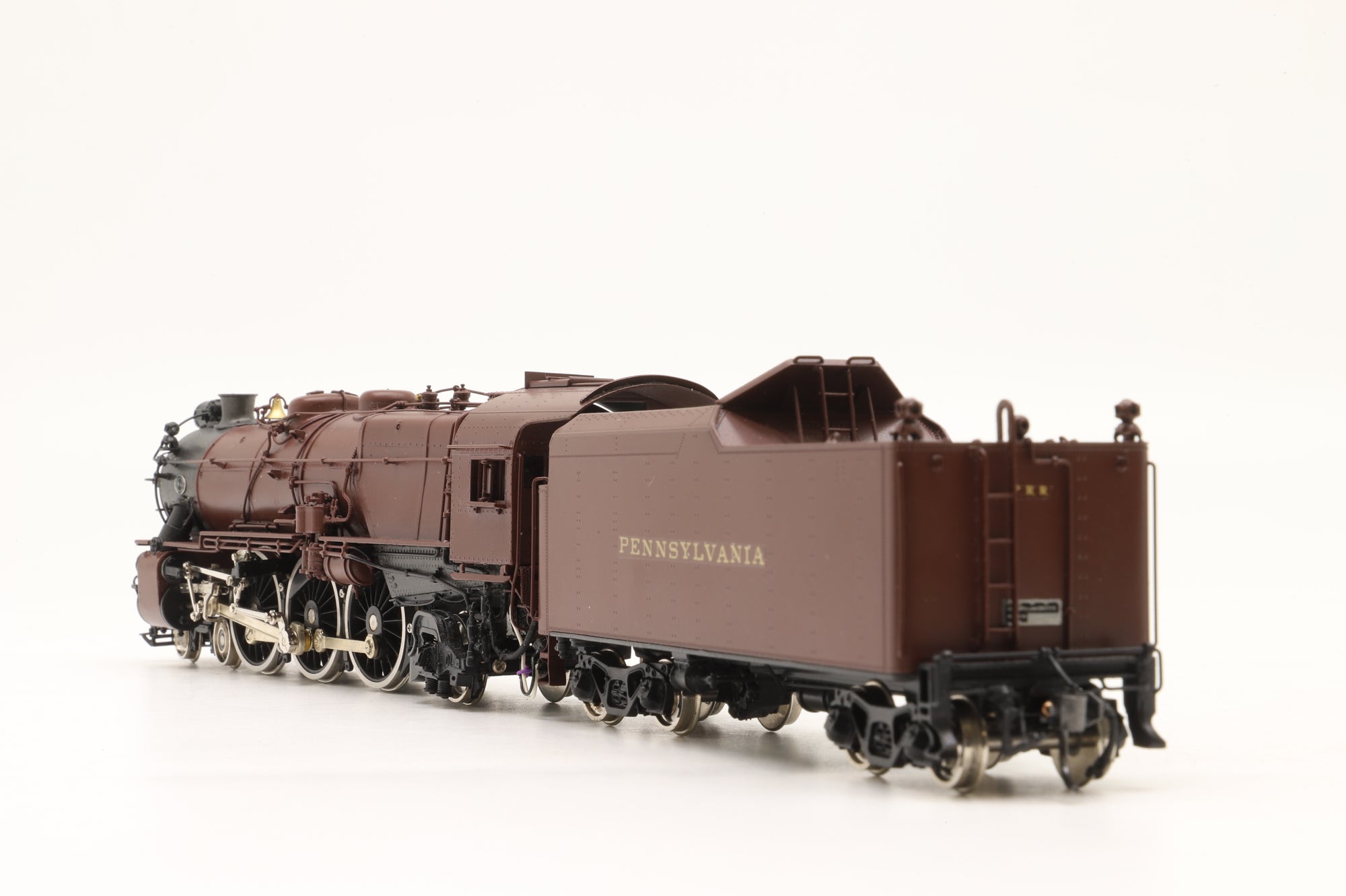Precision Scale/D&D HO Brass 15708-2 K-4 4-6-2 w/ 130-P-75 Tender Unnumbered PRR Tuscan Red, Factory Painted, DCC Sound