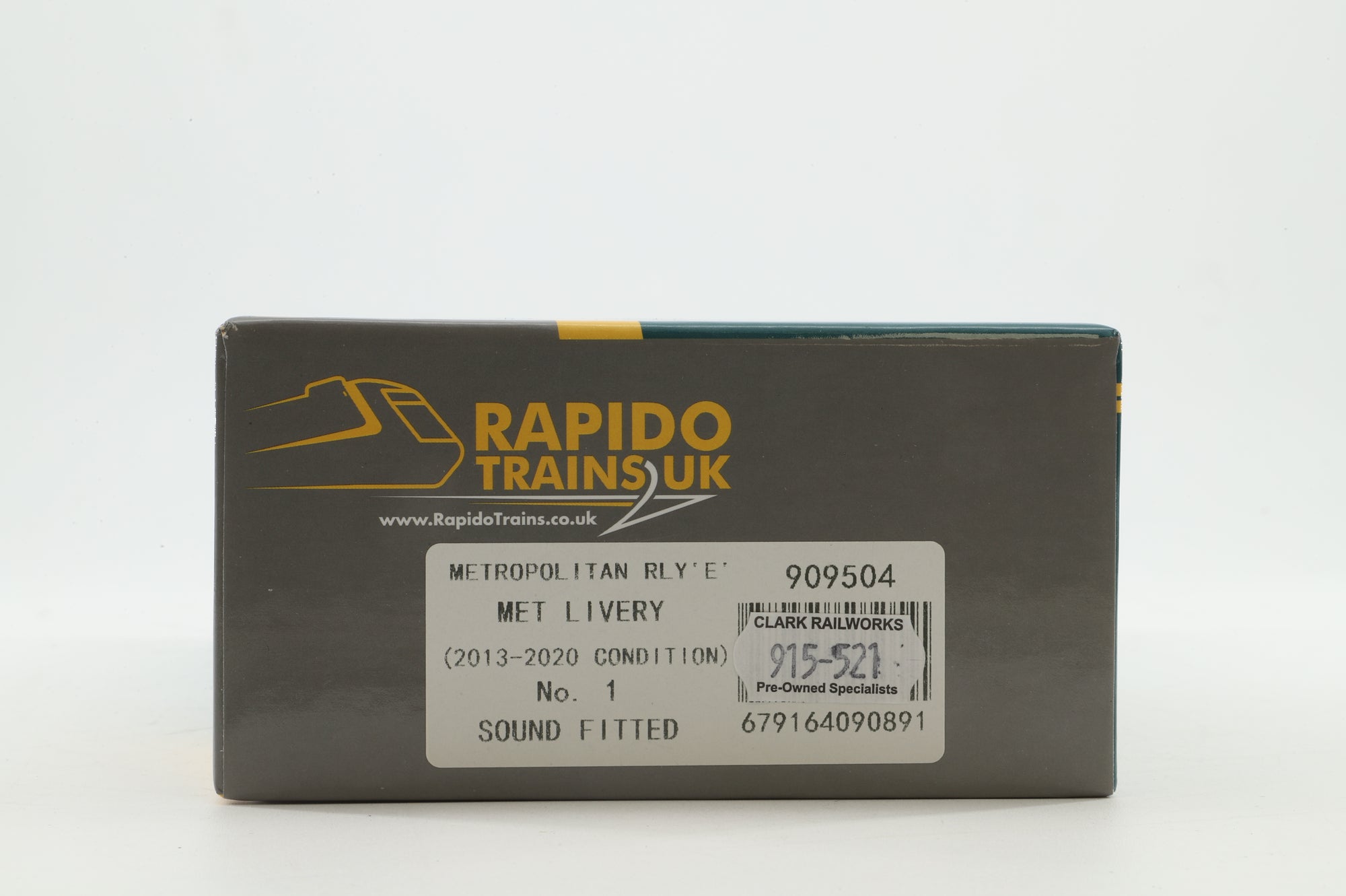 Rapido OO 909504 Metropolitan Railway No.1 - DCC Sound