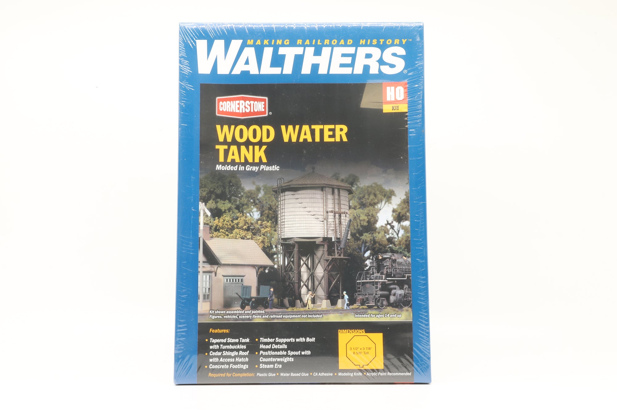 Walthers HO 933-3531 Wood Water Tank Unstarted Kit