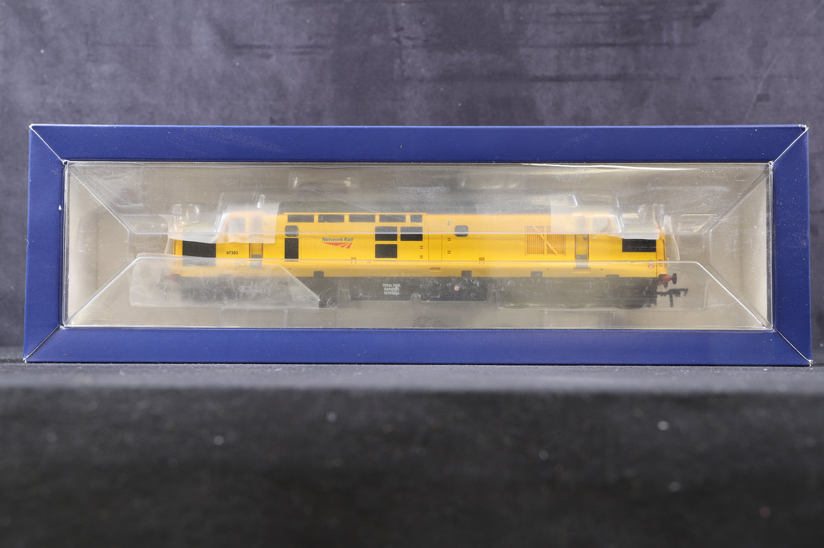 Bachmann OO 32-777Y Class 37/0 Network Rail Yellow &#39;97303&#39; Excl. Model Rail