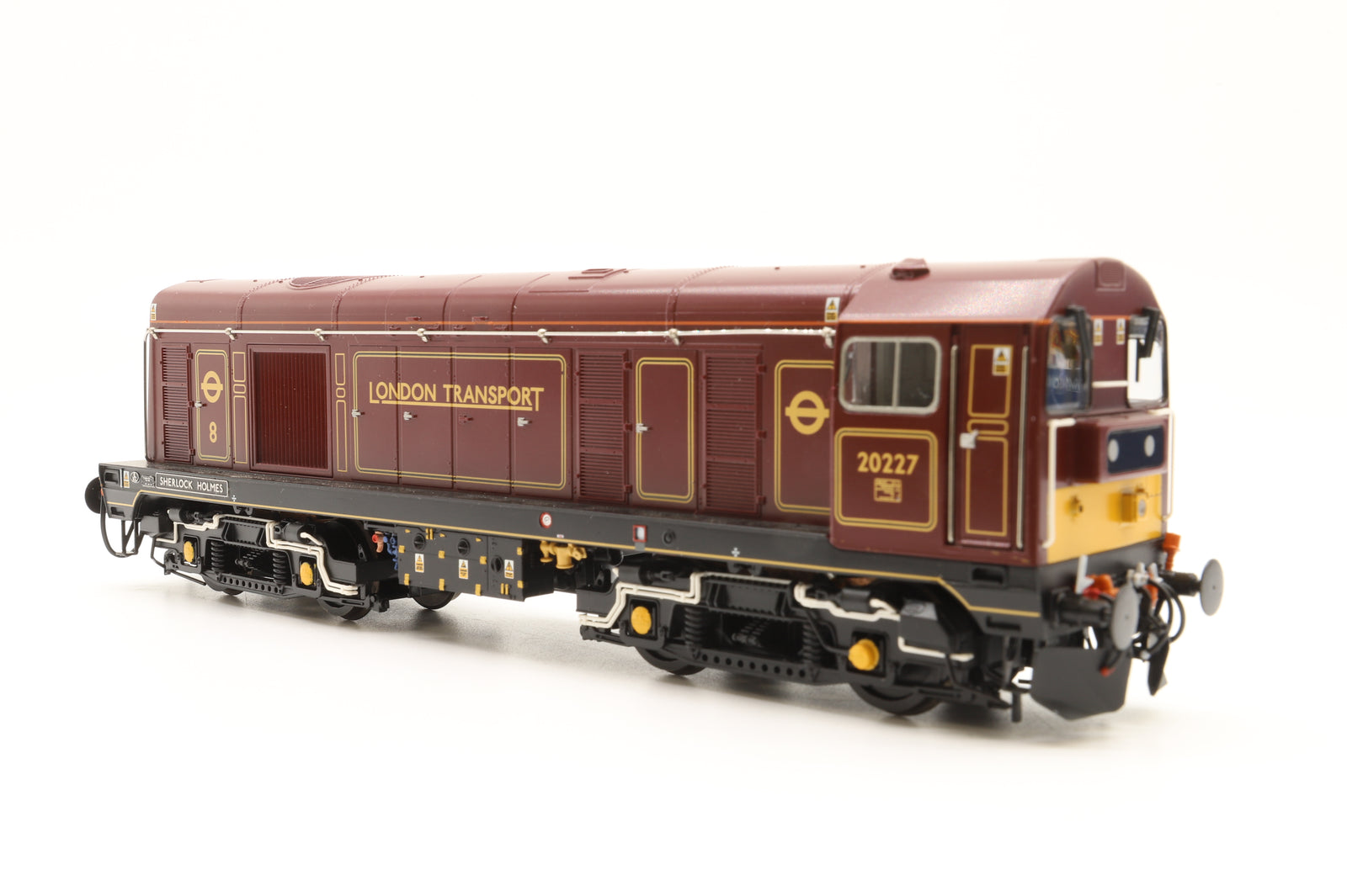 Bachmann OO 35-358KSF Class 20/0 'Sherlock Holmes' London Transport Lined Maroon, Excl. Bachmann Collectors Club 111/160, DCC Sound