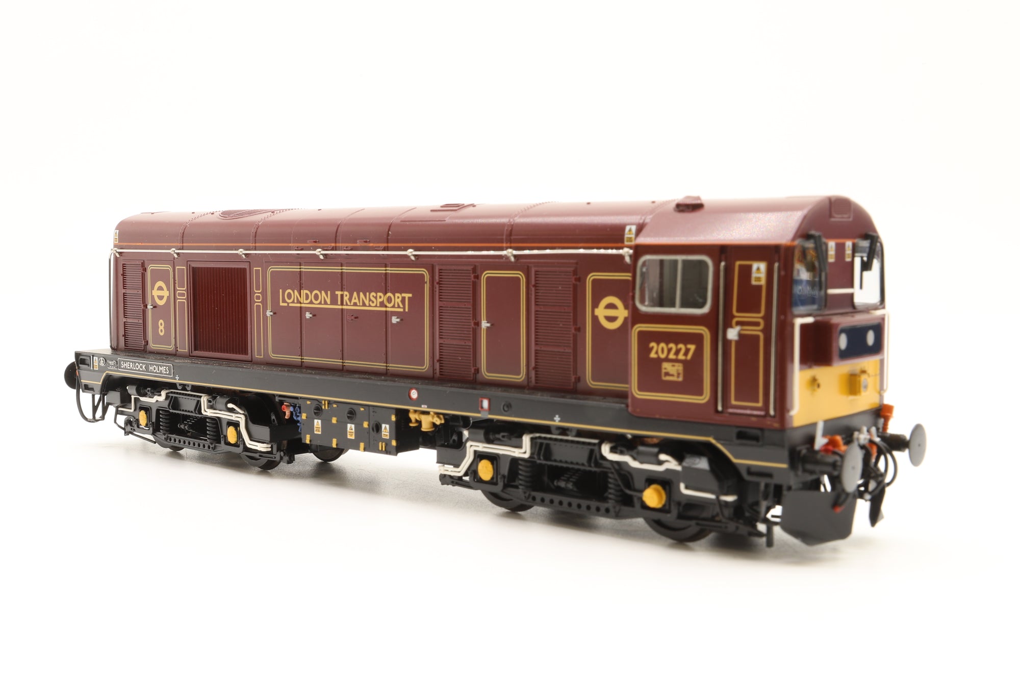 Bachmann OO 35-358KSF Class 20/0 'Sherlock Holmes' London Transport Lined Maroon, Excl. Bachmann Collectors Club 111/160, DCC Sound