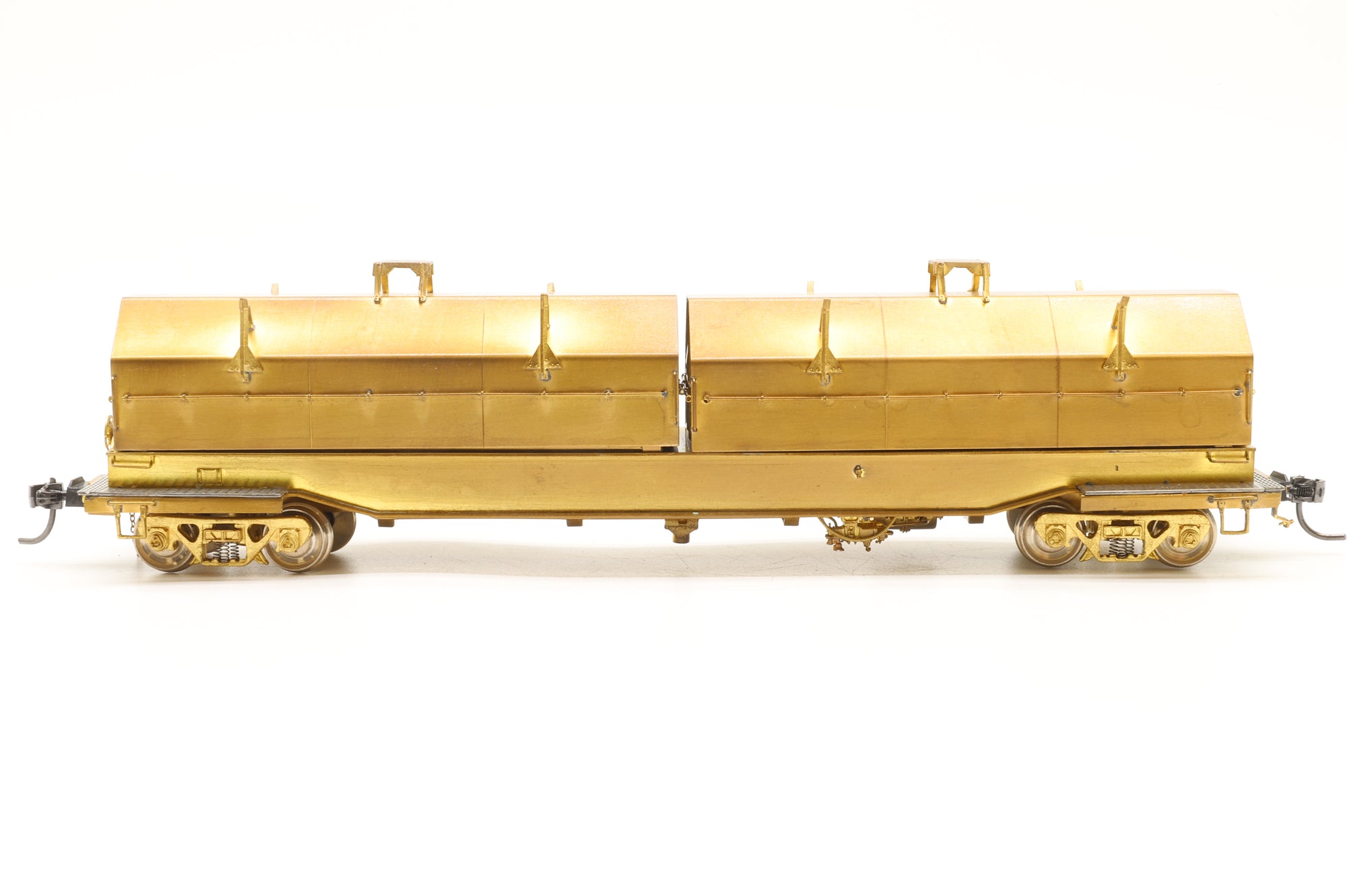 Overland Models HO Brass 1389 Evans Steel Coil Car Type II Unpainted