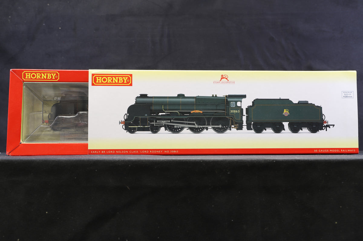 Hornby OO R3635 BR (Early) Lord Nelson Class &#39;Lord Rodney&#39; &#39;30863&#39;