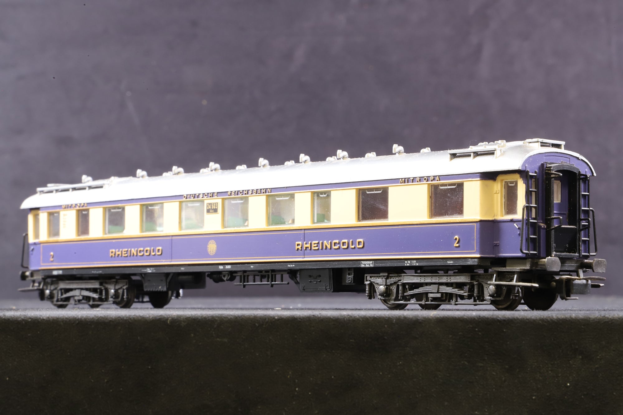 Liliput HO 820 5-Car Rheingold Passenger DRG Coach Set