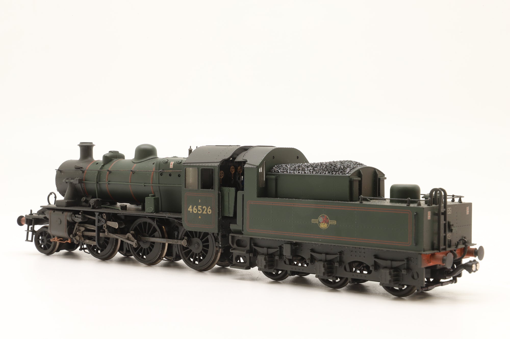 Bachmann OO 32-828A Ivatt Class 2MT 2-6-0 '46526' BR Green L/C Weathered DCC Sound