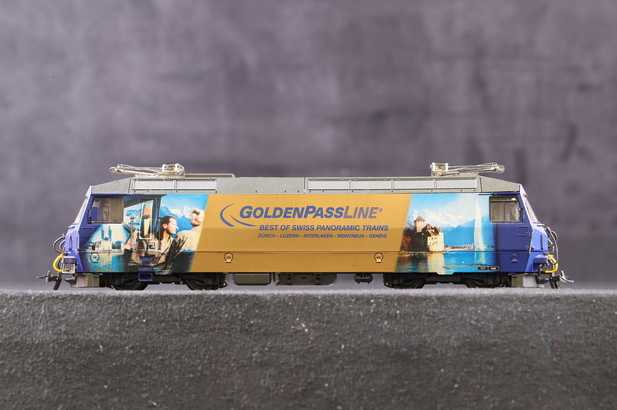 Bemo HOE/ HOm Ge 4/4 Golden Pass Line Loco &amp; 4 Coaches