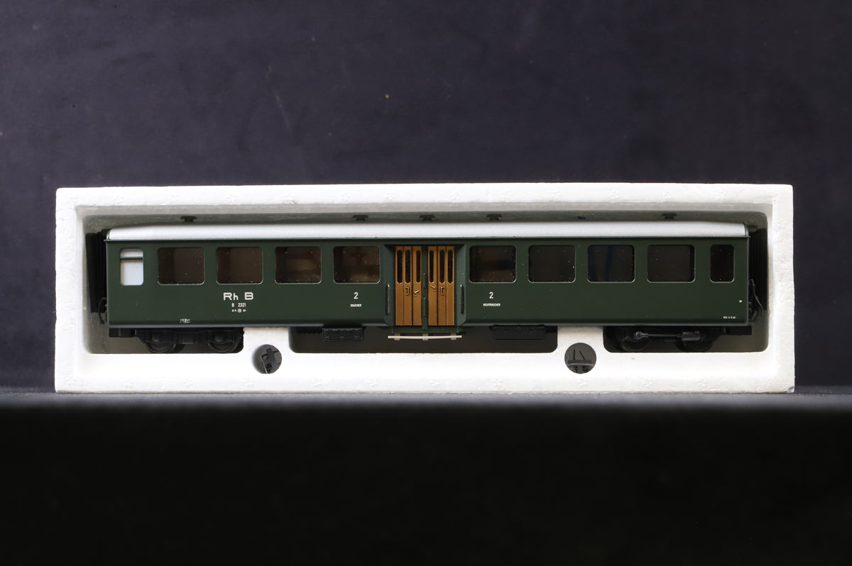 STL Models HOM 2203/22 RhB Green 2nd Class Coach B2322