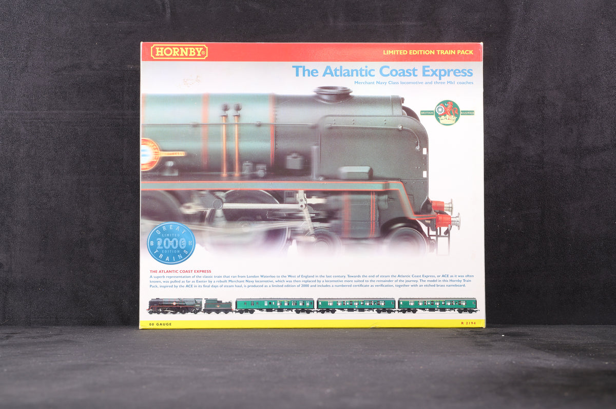 Hornby OO R2194 Atlantic Coast Express Train Pack Ltd Ed 872/ 2000