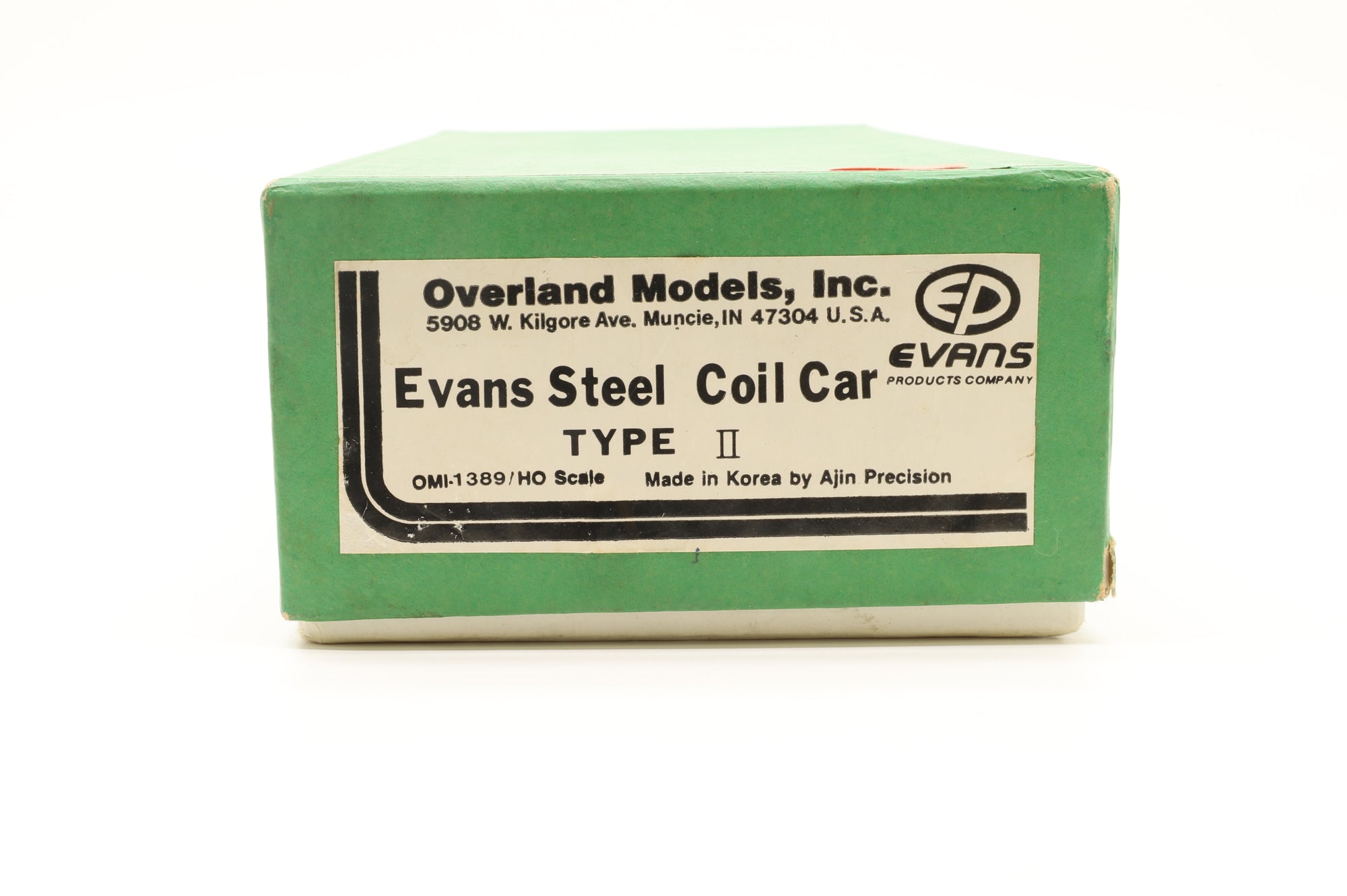 Overland Models HO Brass 1389 Evans Steel Coil Car Type II Unpainted