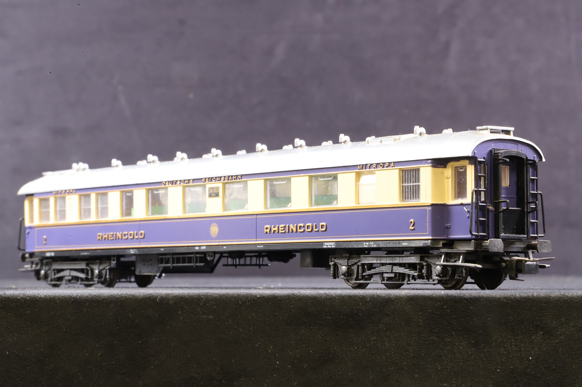 Liliput HO 820 5-Car Rheingold Passenger DRG Coach Set
