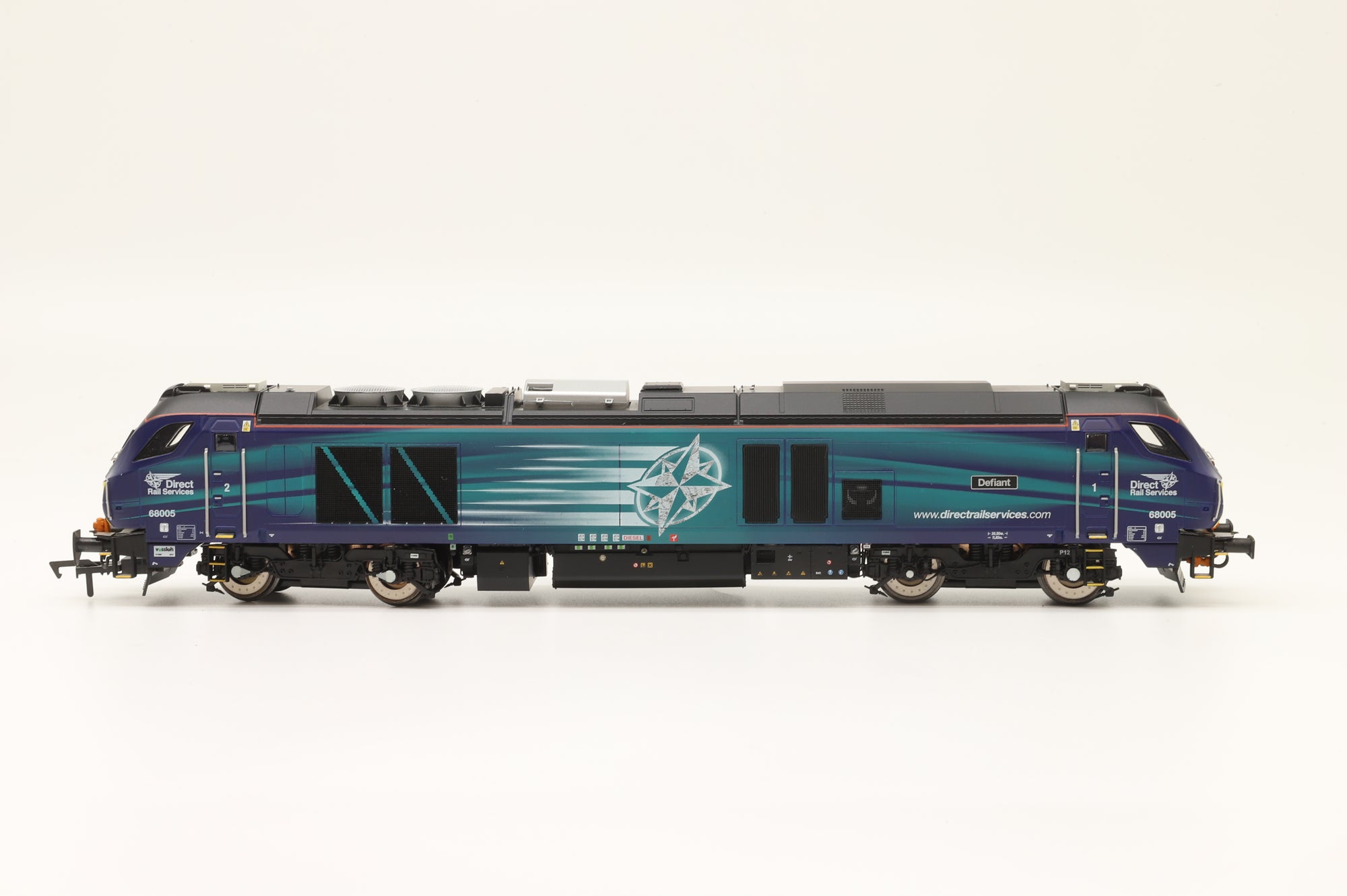 Dapol OO 4D-022-002 Class 68 '68005' 'Defiant' DRS, DCC Fitted (with Spare Bodyshell)