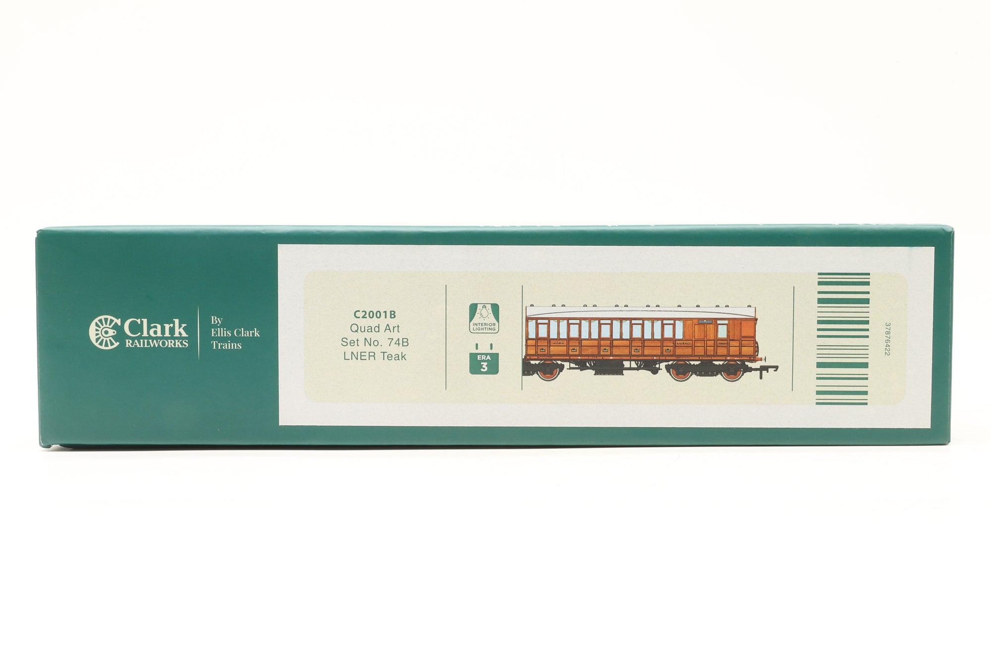 Clark Railworks OO C2001B Quad Art Set No.74B LNER Teak