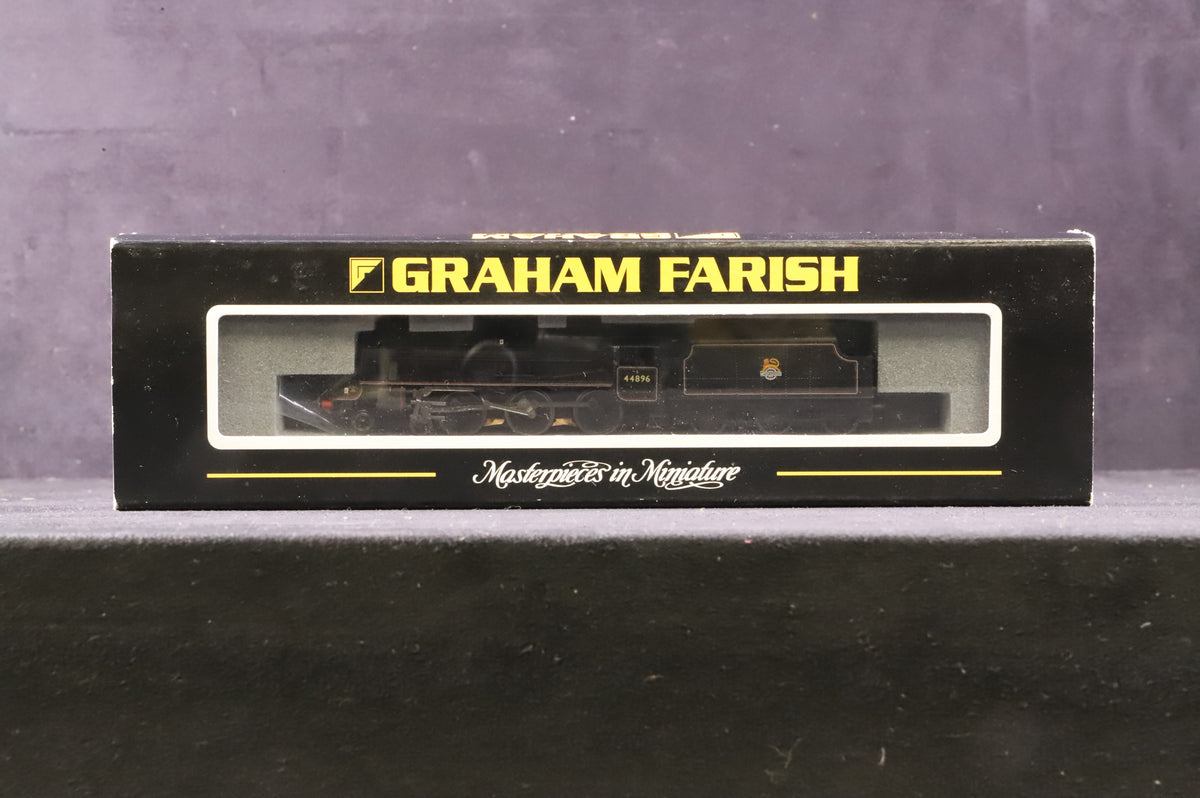 Graham Farish N 372-126 Black 5 &#39;44896&#39; BR Lined Black BR E/C