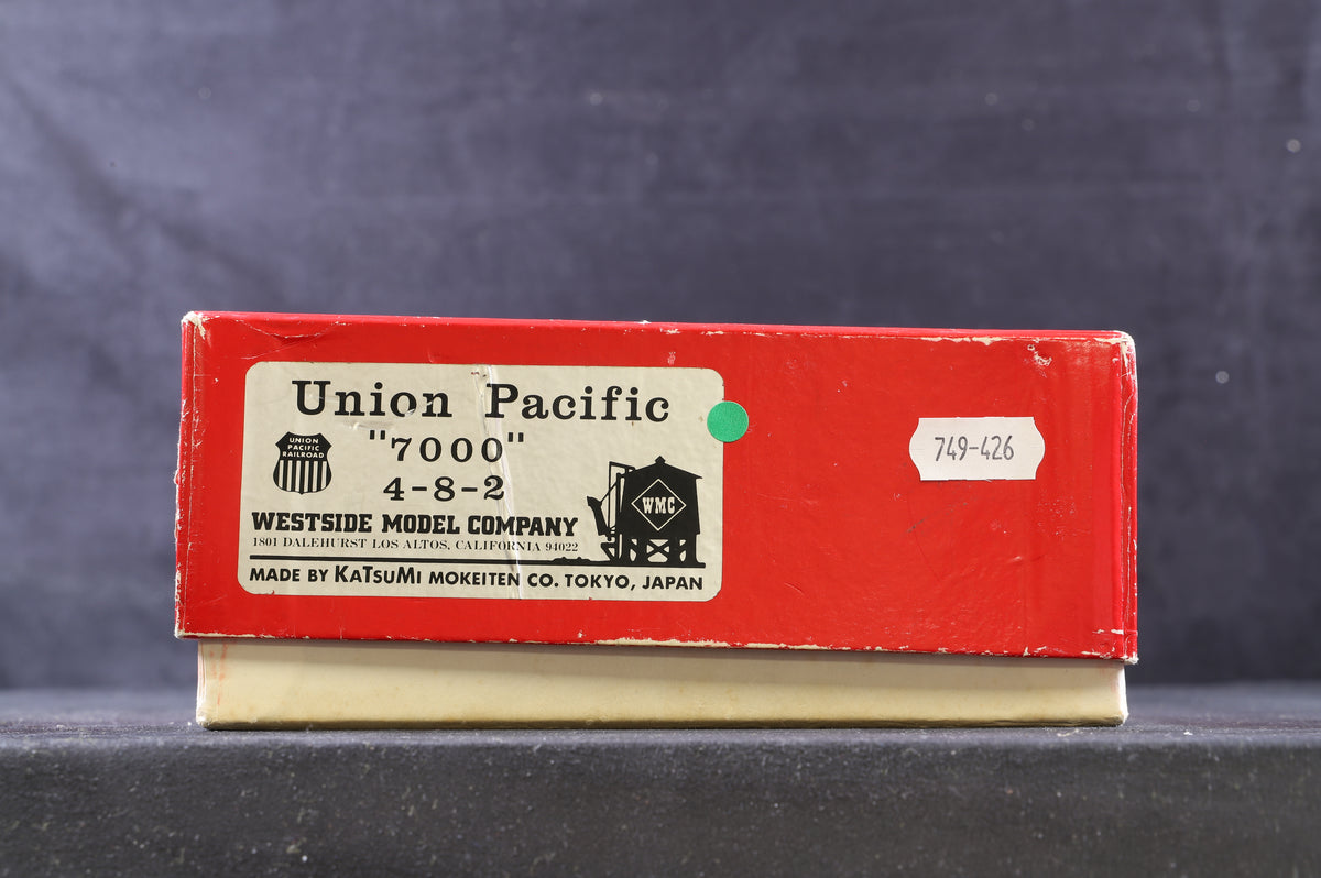 Westside Model Co./Katsumi HO Brass 4-8-2 Union Pacific &#39;7000&#39;, Plain Brass