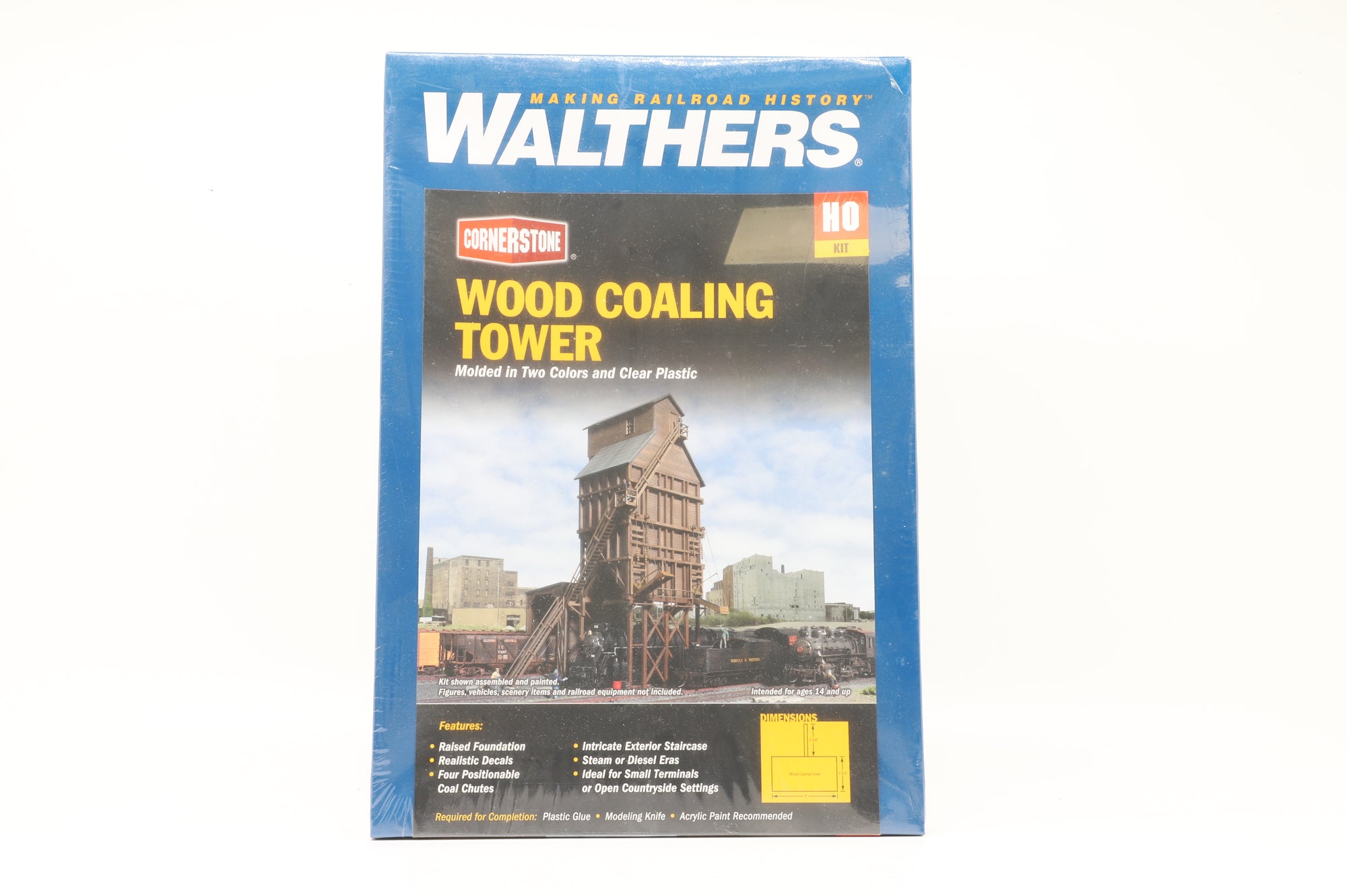 Walthers HO 933-2922 Wood Coaling Tower Unstarted Kit