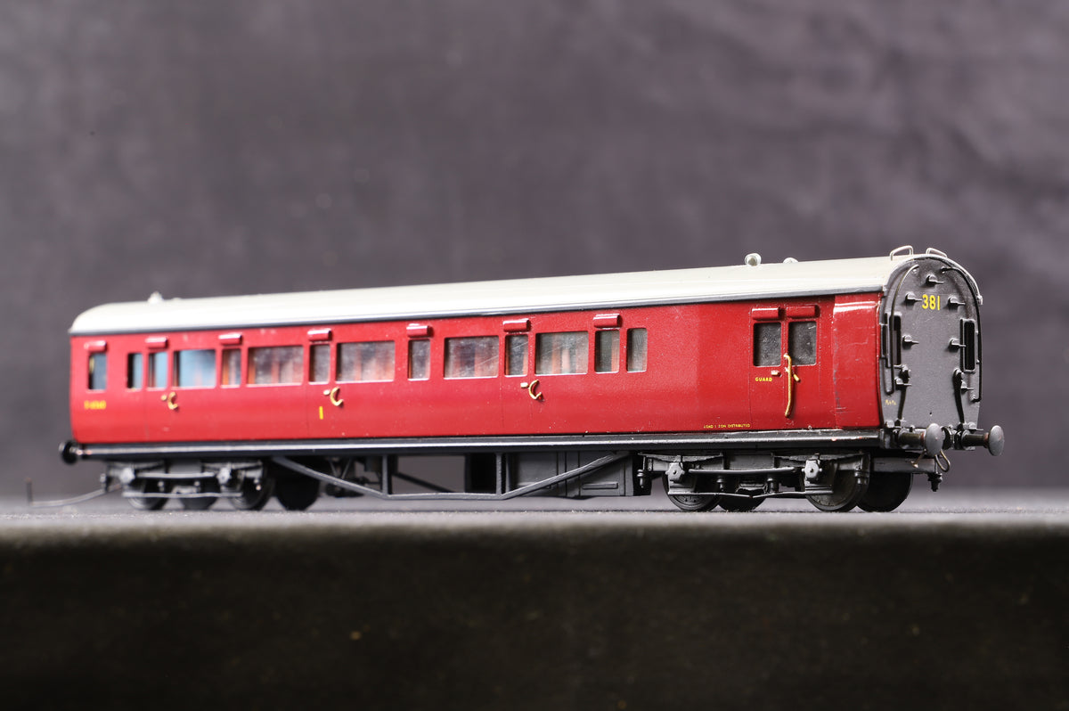 Lawrence Scale Models OO SR Crimson Composite/ Brake Coach &#39;S6560&#39;