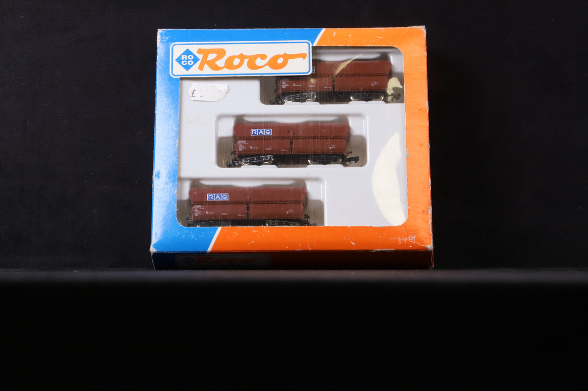 Roco N 24014 Set Of 3 RAG Hoppper Wagons