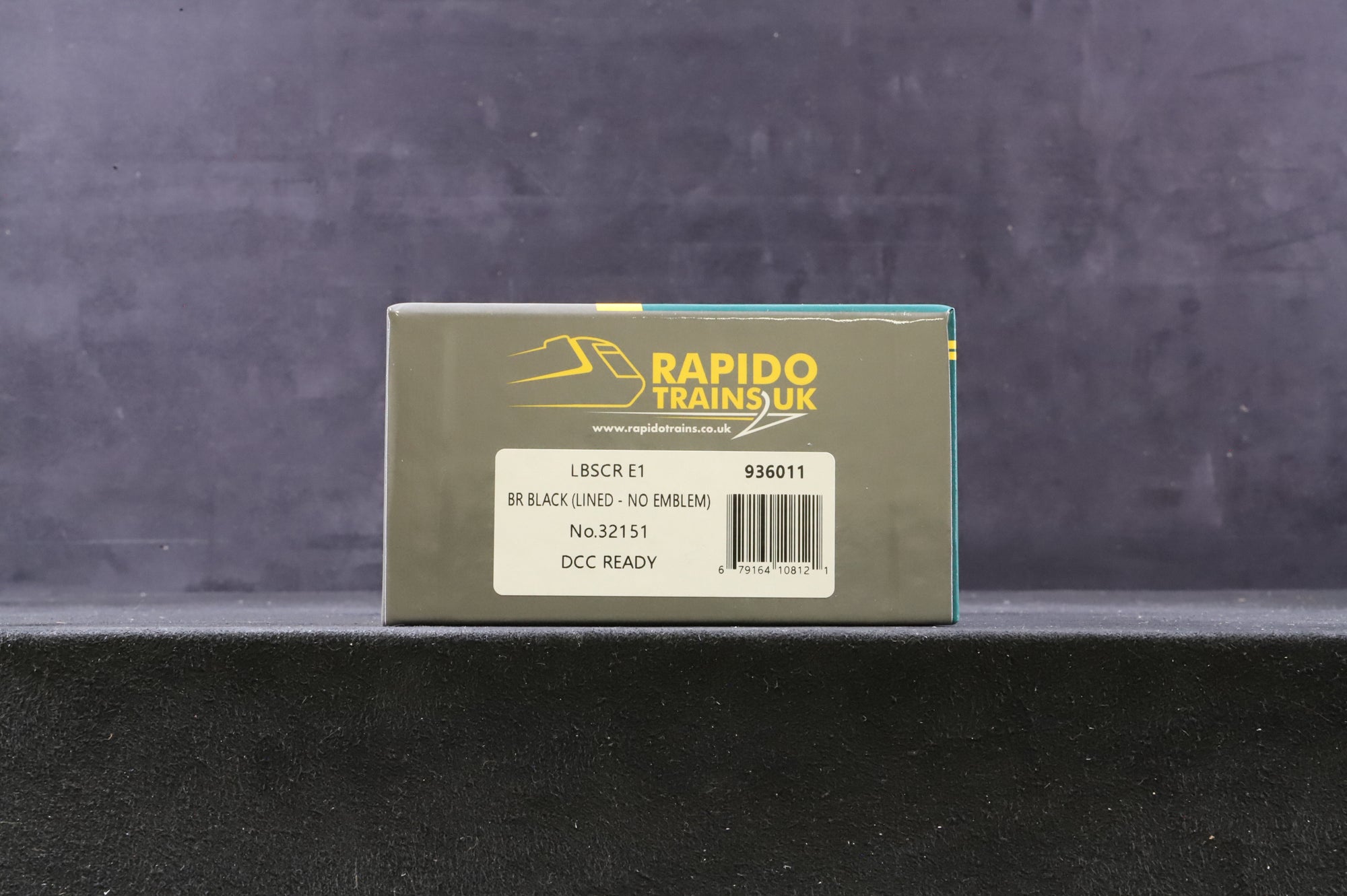 NEW Rapido OO 936011 E1 'No.32151' BR Black E/C