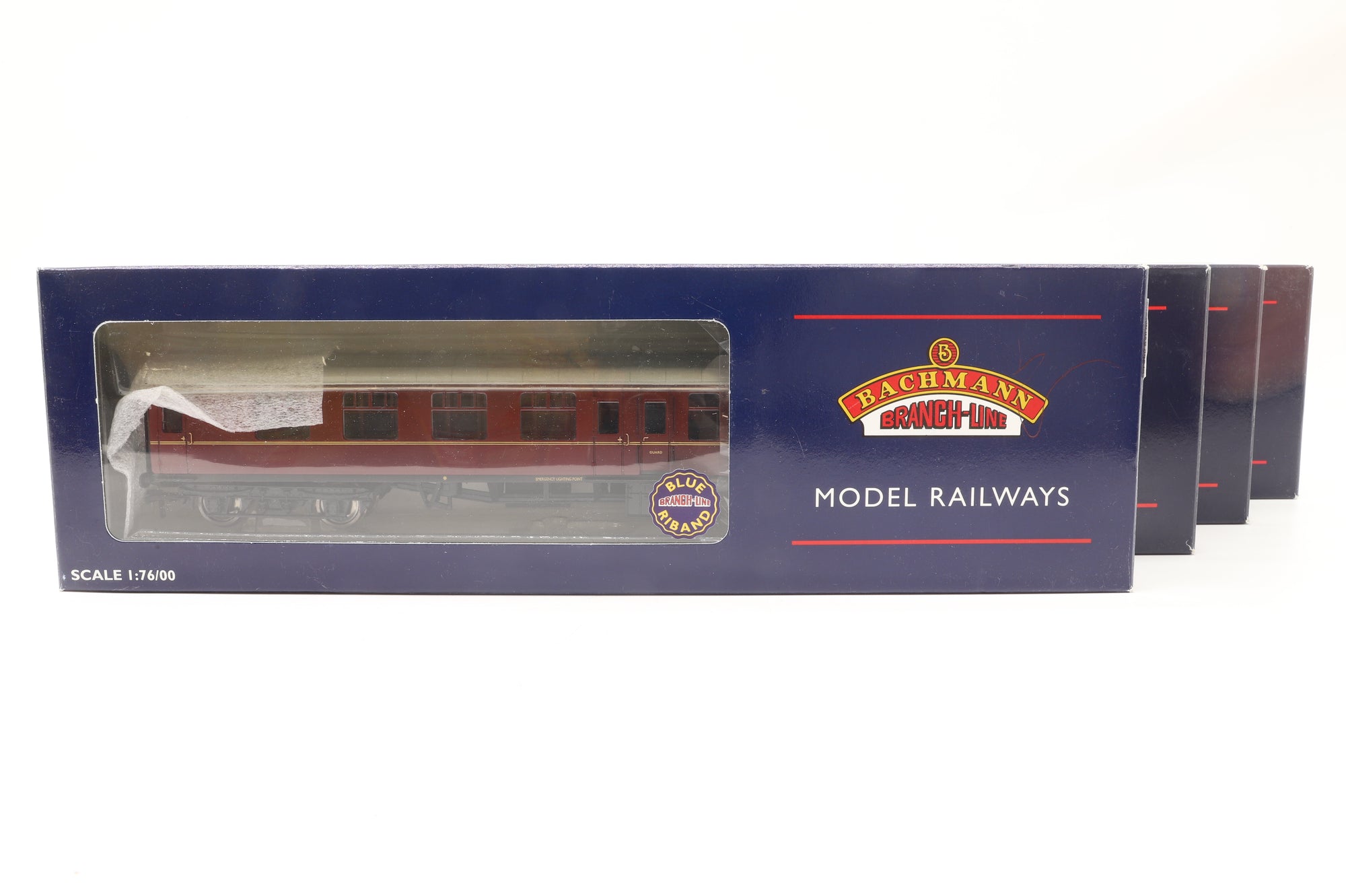 Bachmann OO 39-000W Set Of 4 WR Mk1 Maroon Lined Coaches