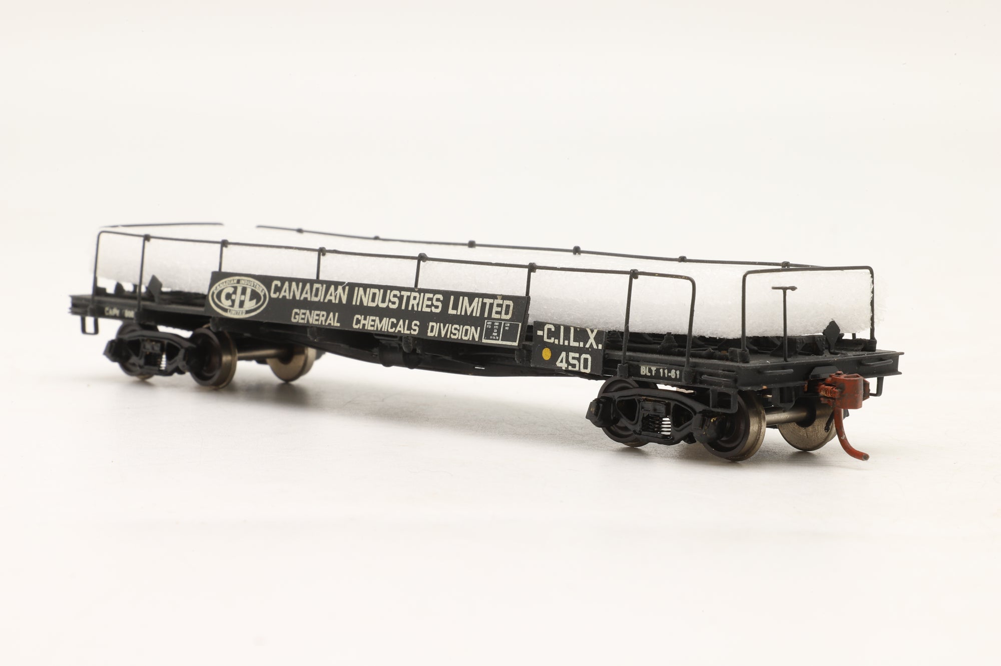 MTS Imports Inc. HO Brass 10940 ACF Chlorine Tank Car '450' Factory Painted