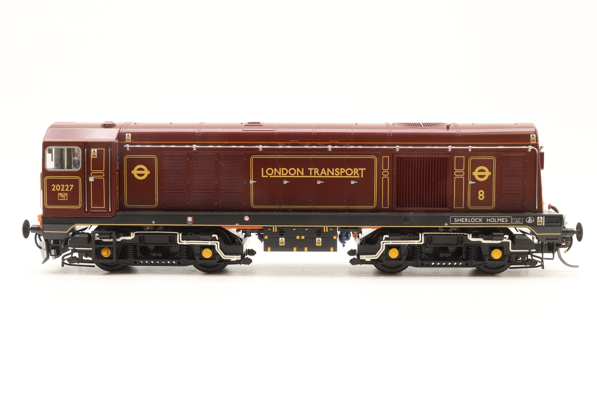 Bachmann OO 35-358KSF Class 20/0 'Sherlock Holmes' London Transport Lined Maroon, Excl. Bachmann Collectors Club 111/160, DCC Sound