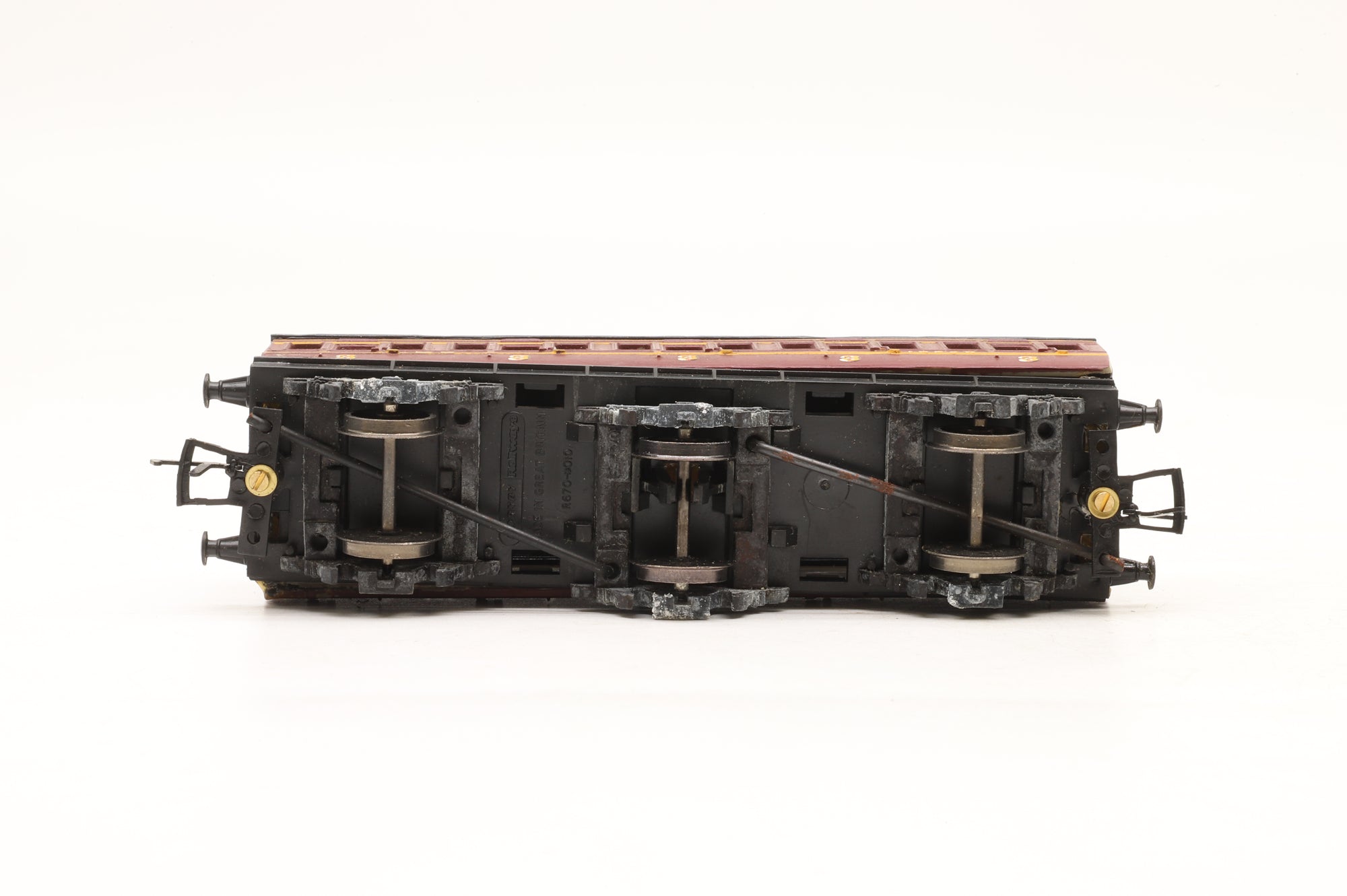Slaters/ Hornby OO Rake Of 2 6 Wheel Midland Railway Full 3rd Class Coaches Kit Built