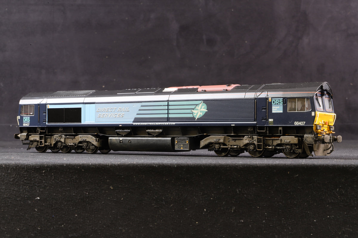 Bachmann OO 32-725DS Class 66 &#39;66407&#39; DRS Weathered, DCC Sound