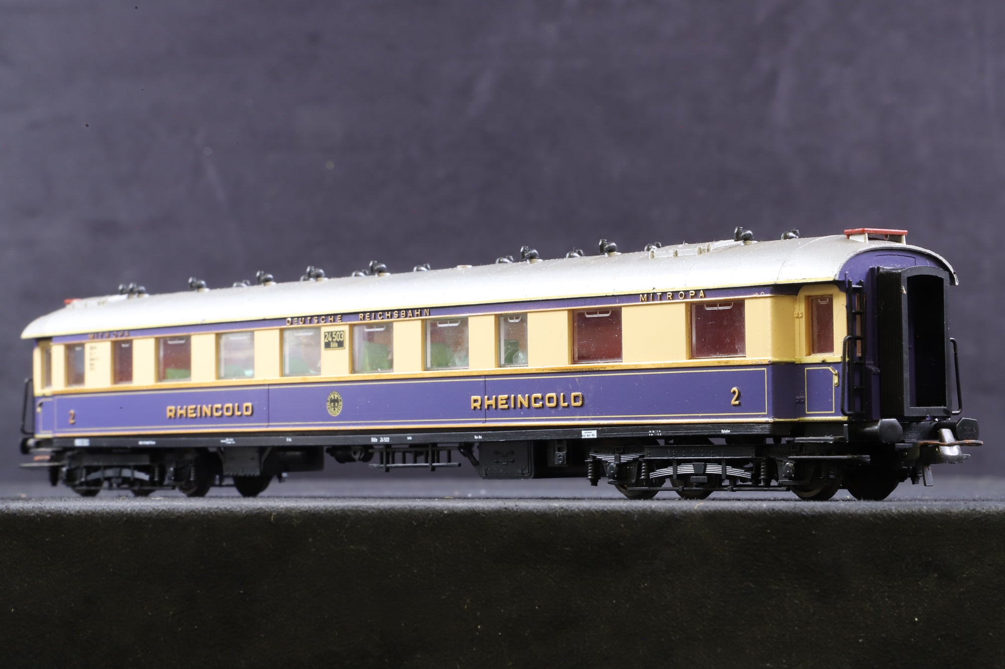 Liliput HO 820 5-Car Rheingold Passenger DRG Coach Set