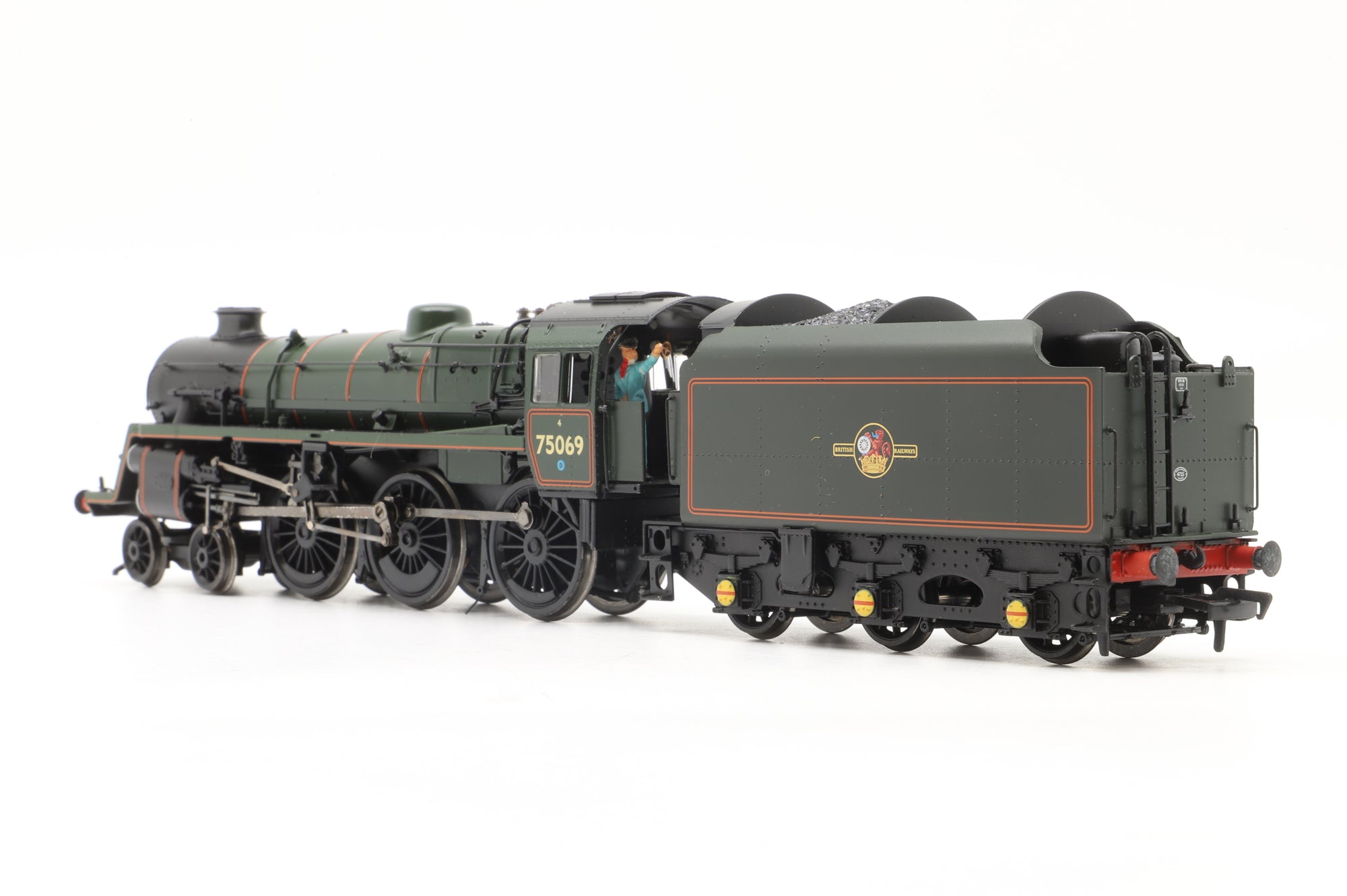 WORKSHOP Bachmann OO 31-116 Standard Class 4MT '75069' BR1B Tender BR Lined Green Late Crest Preserved