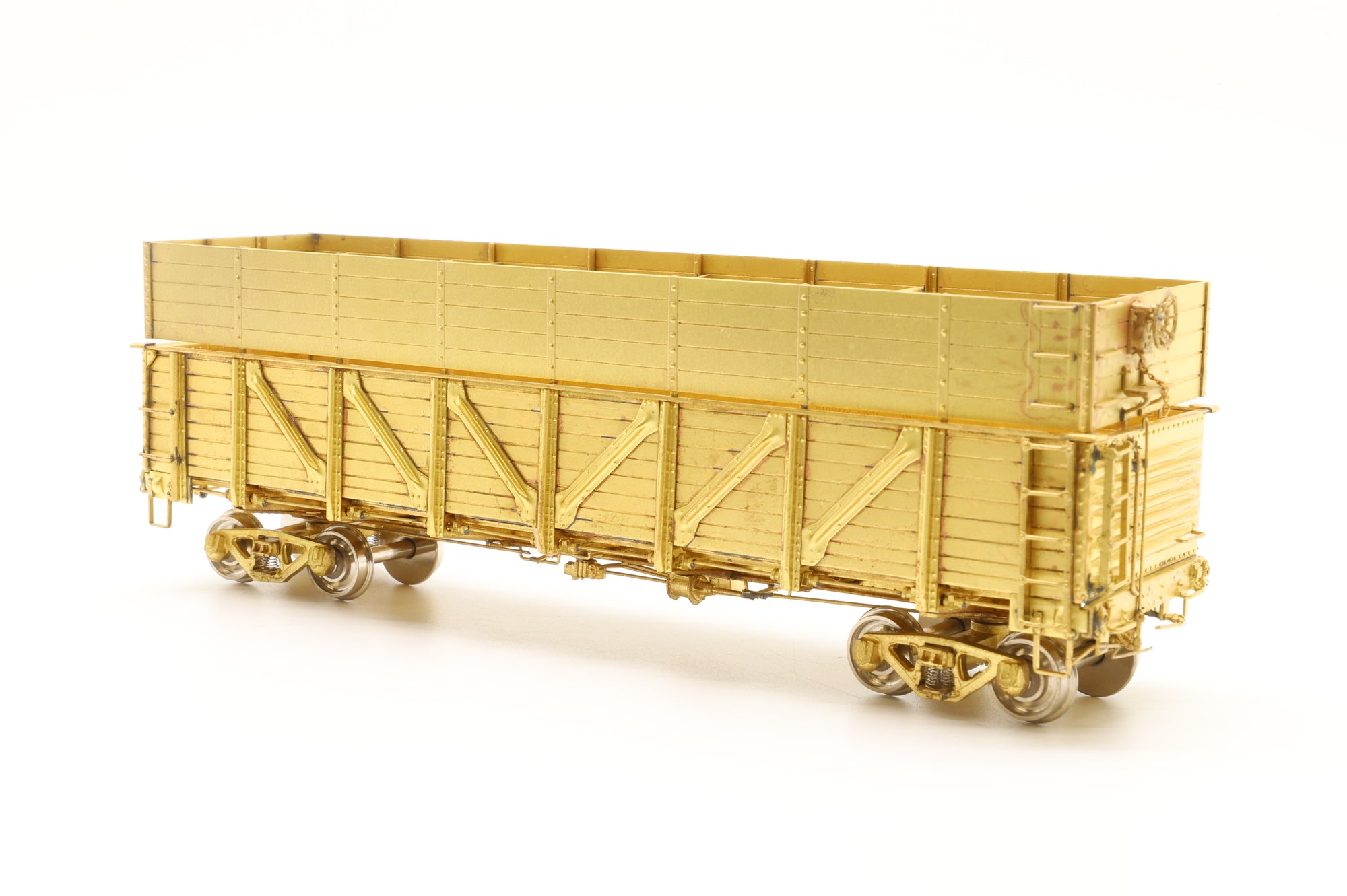 Overland Models HO Brass 3114 RI Airslide Covered Hopper Unpainted