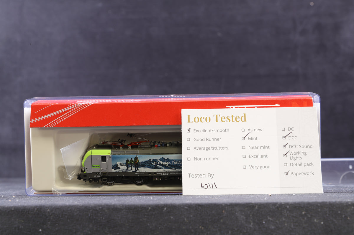 Fleischmann N 7570010 BLS Cargo Re475 425-5 Electric Locomotive, DCC Fitted