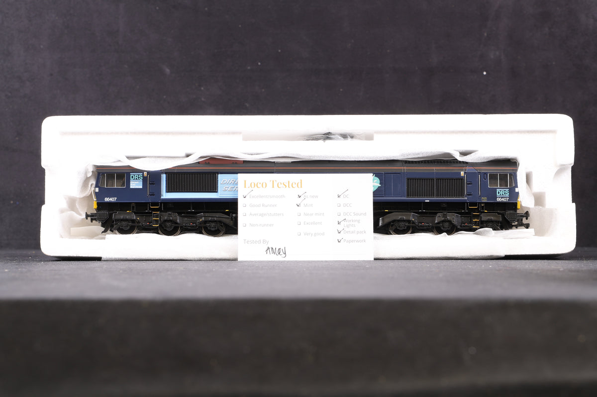 Bachmann OO 32-731 Class 66 Diesel &#39;66407&#39; Direct Rail Services