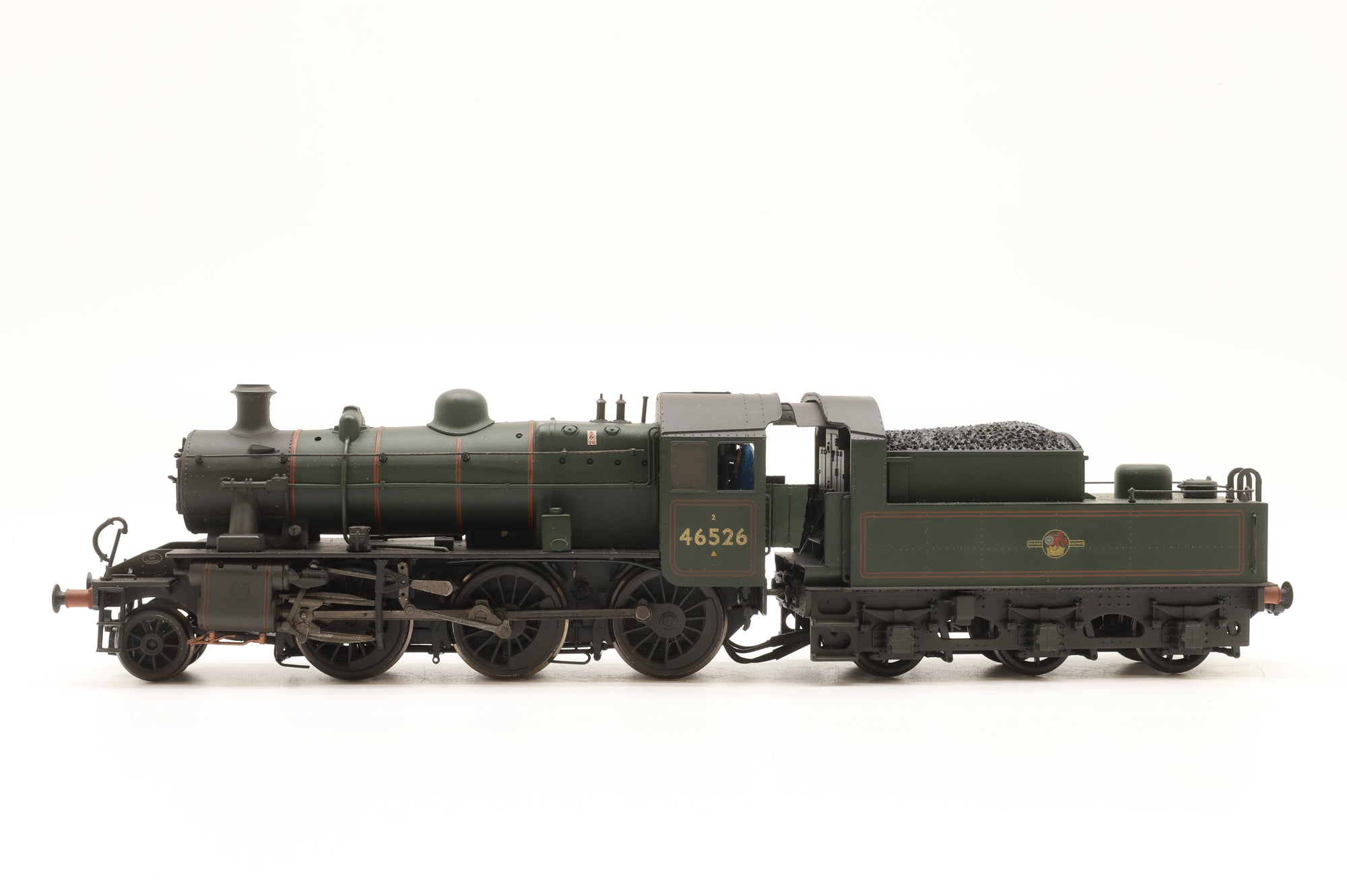 Bachmann OO 32-828A Ivatt Class 2MT 2-6-0 '46526' BR Green L/C Weathered DCC Sound