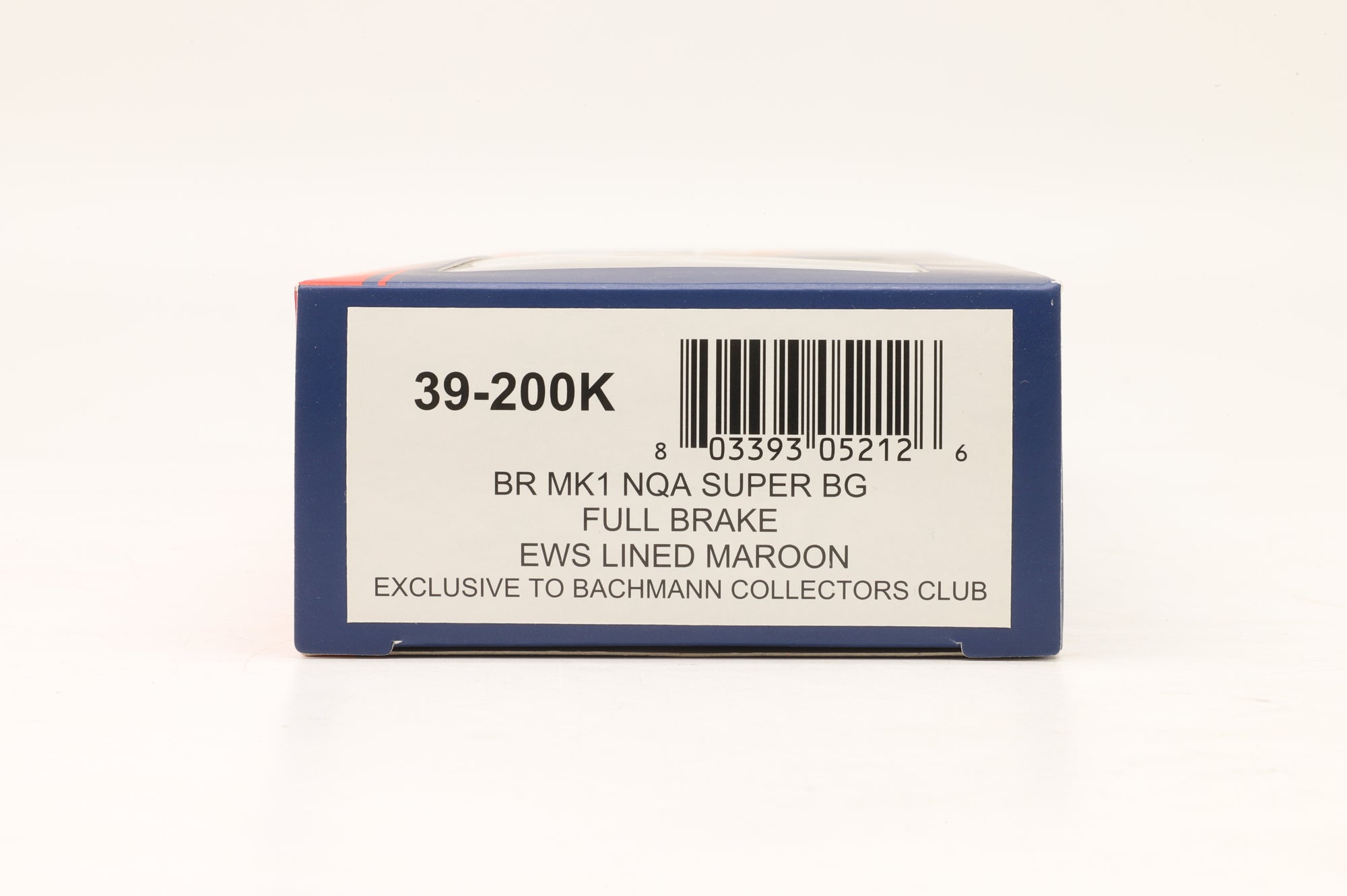 Bachmann OO 39-200K BR Mk1 NQA Super BG Full Brake EWS Lined Maroon Ltd Ed 173/ 512