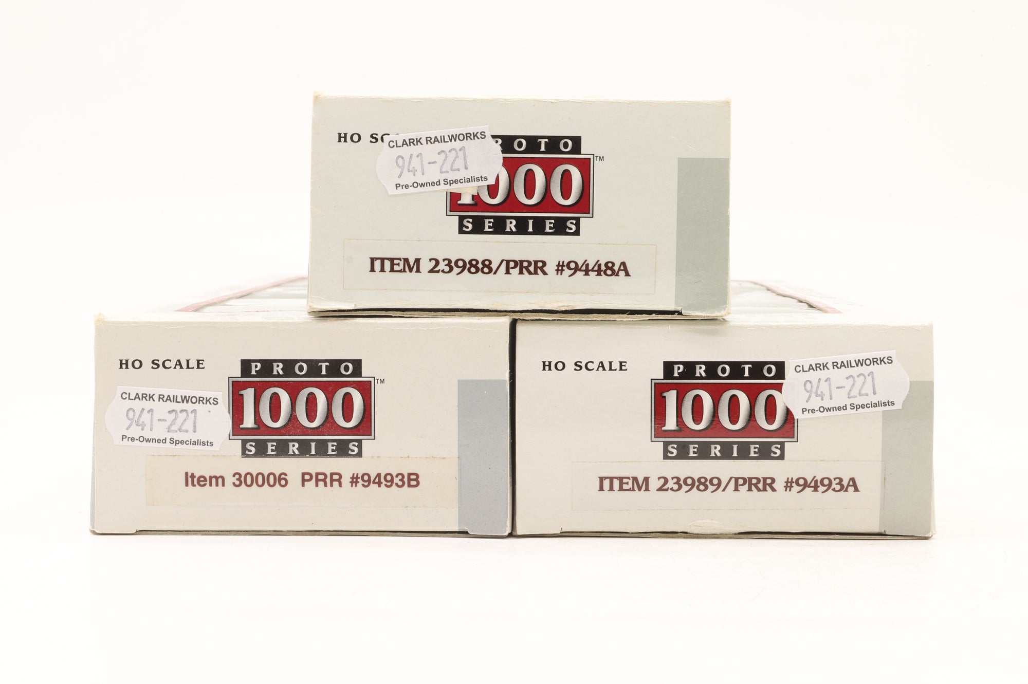 Proto 1000 HO C-Liner 3-Unit Set in PRR Black