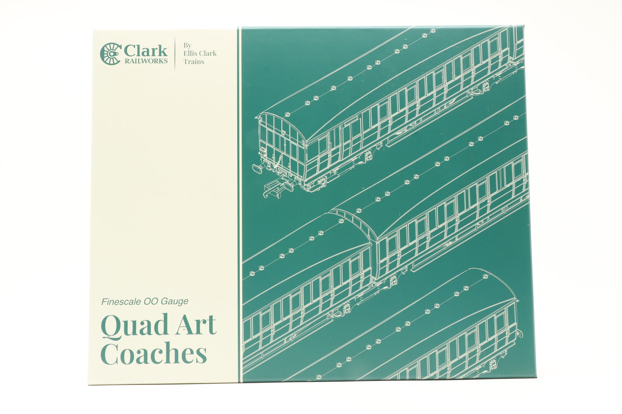 Clark Railworks OO C2001A Quad Art Set No.74 Preserved LNER Teak