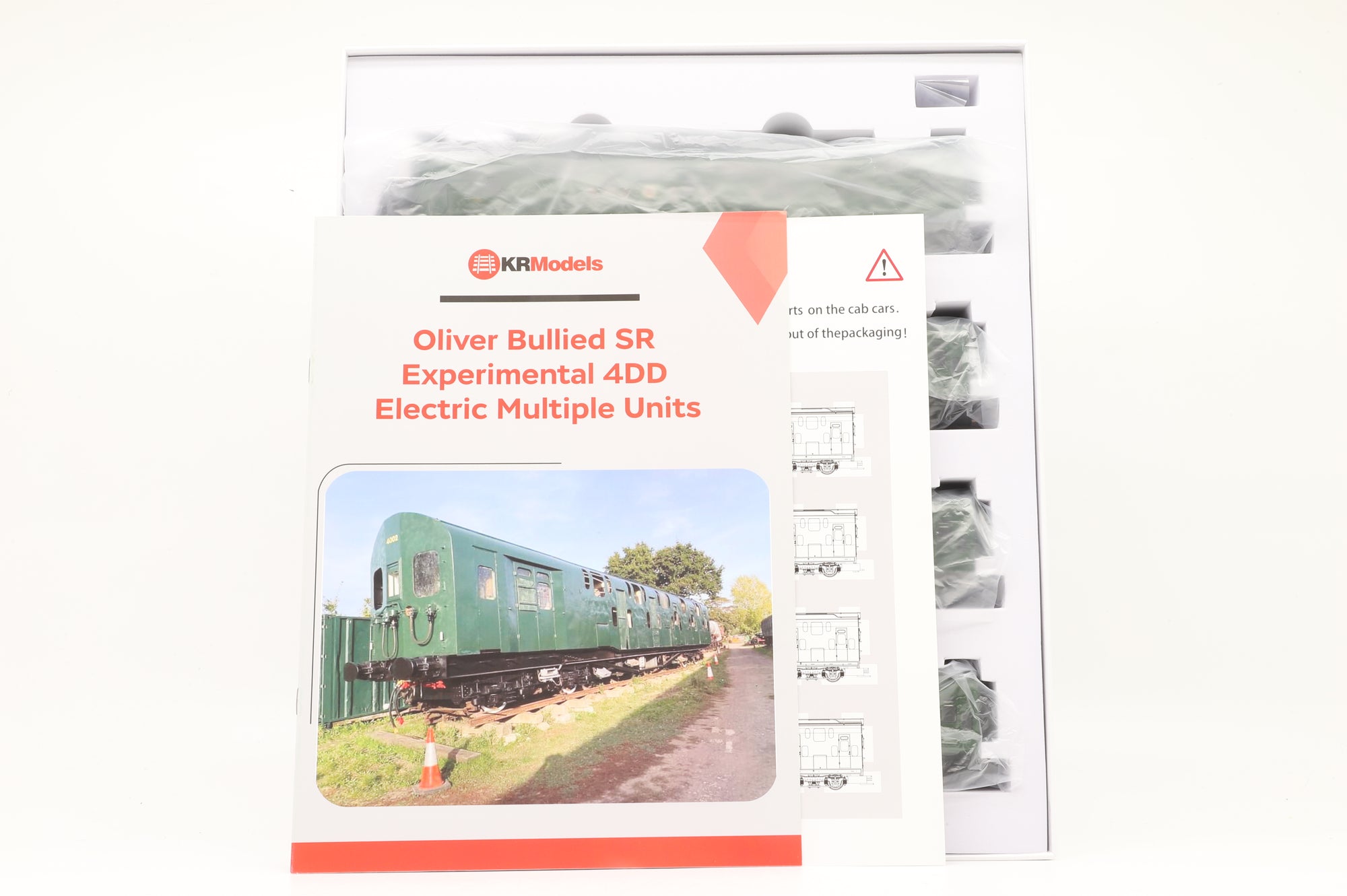 KR Models OO Bullied 4DD 4-Car EMU in BR Green – DCC Sound