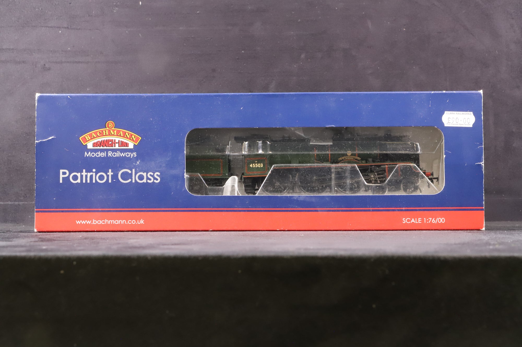 Bachmann OO 31-210 Patriot '45503' 'The Royal Leicestershire Regiment' BR Green E/C DCC Fitted