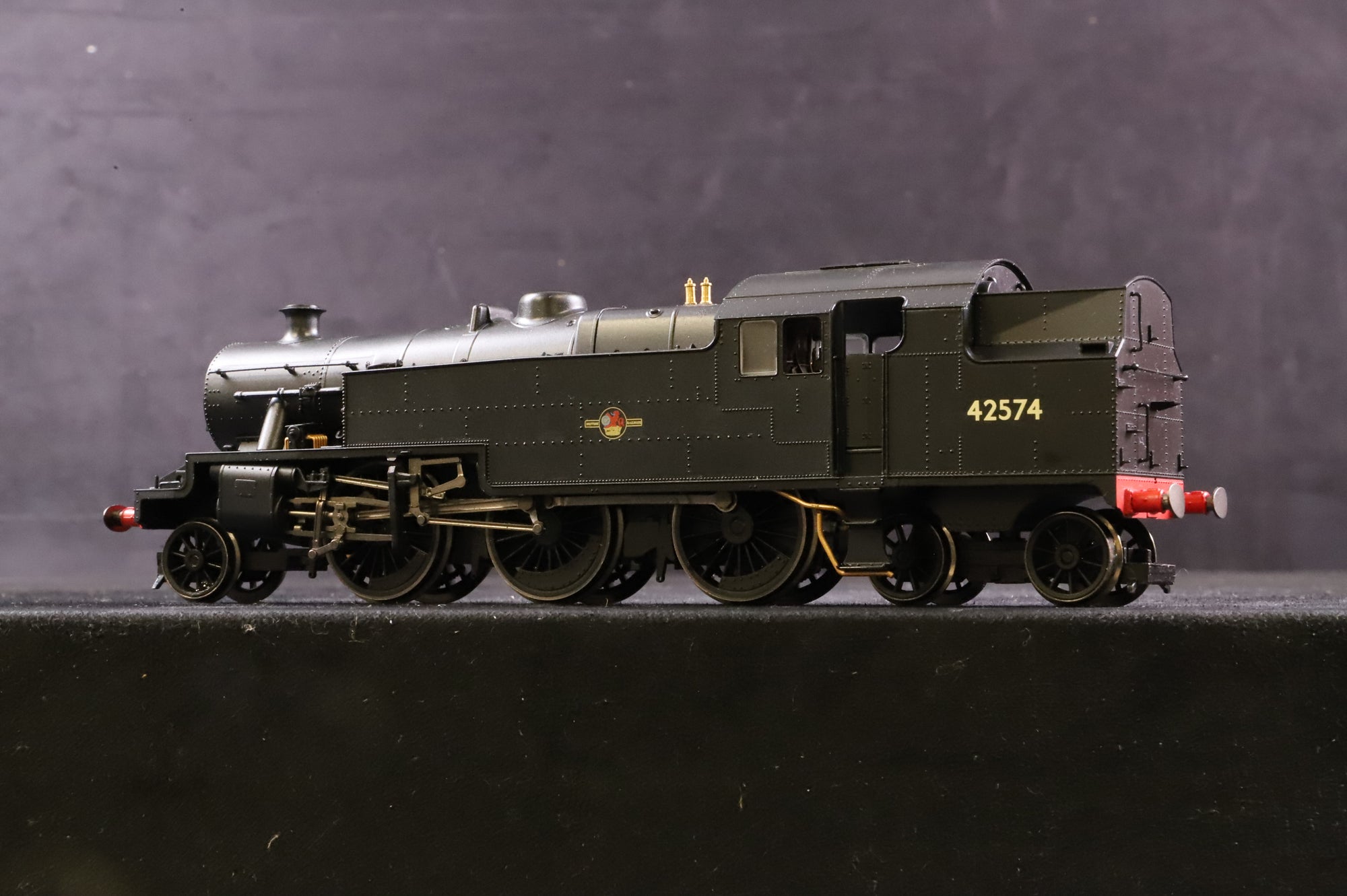 Hornby OO Stanier 4P '42574' BR Black L/C Renumbered DCC Fitted