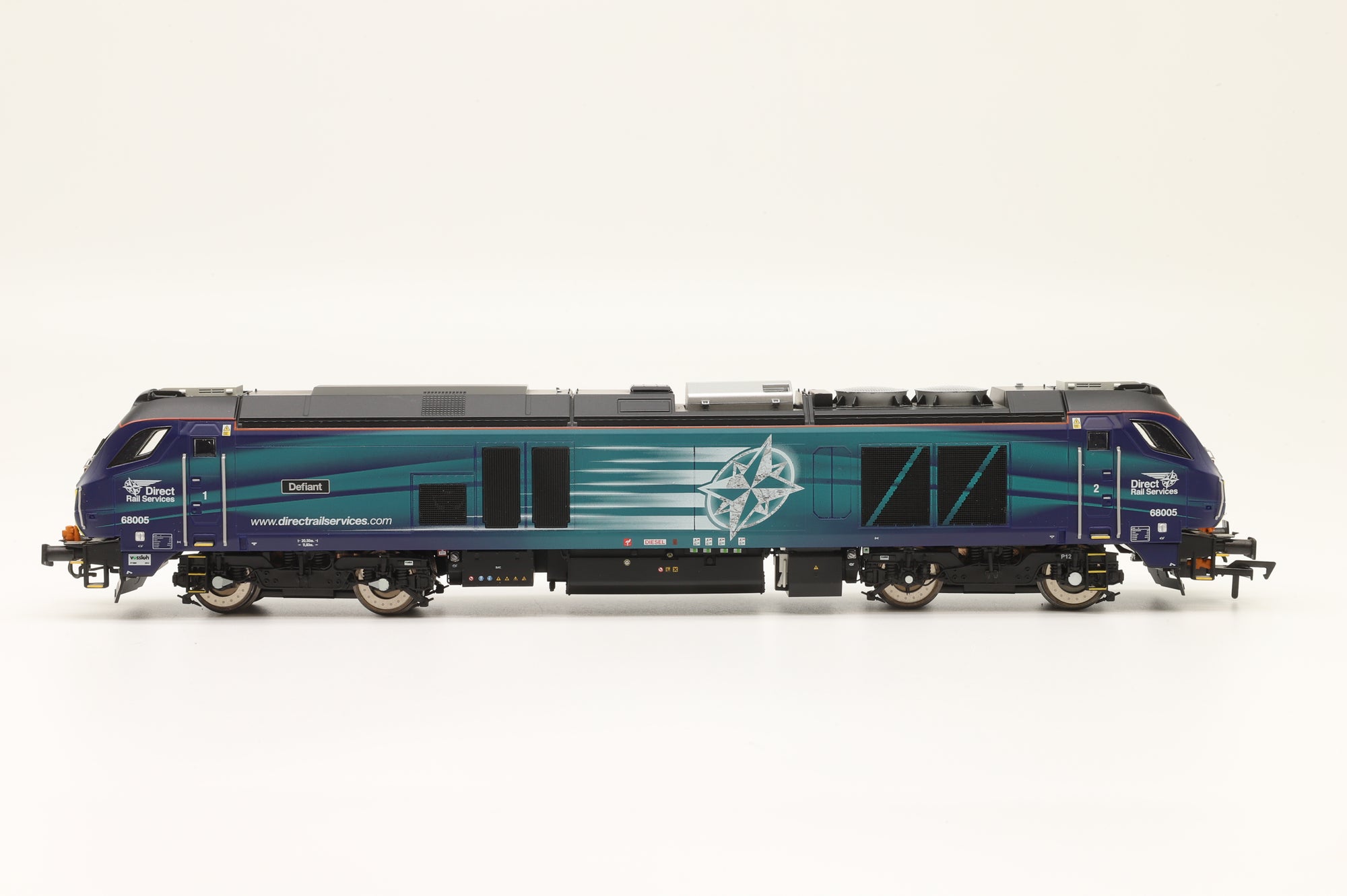 Dapol OO 4D-022-002 Class 68 '68005' 'Defiant' DRS, DCC Fitted (with Spare Bodyshell)