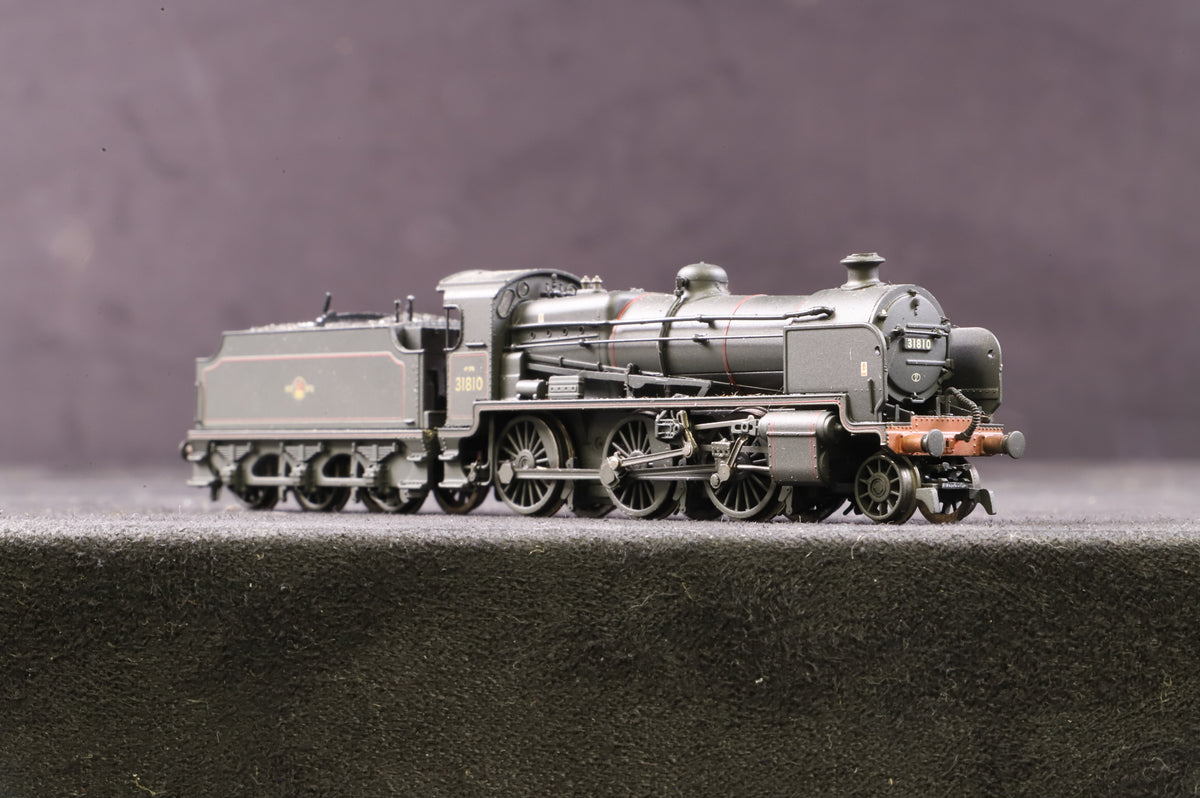 Graham Farish N 372-935 N Class &#39;31810&#39; BR Lined Black L/C Weathered DCC Sound
