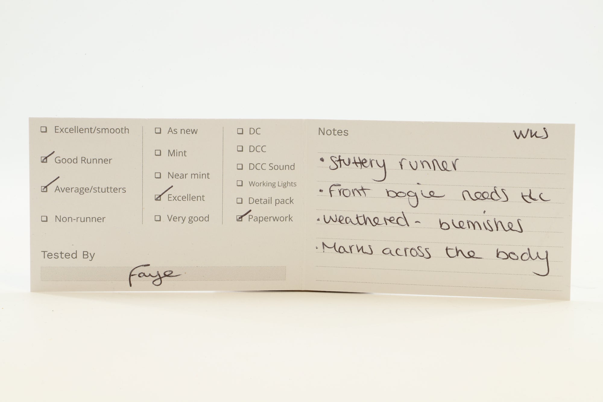 WORKSHOP Bachmann OO 31-613 V3 Tank '67628' BR Lined Black L/C Straight Bunker Weathered