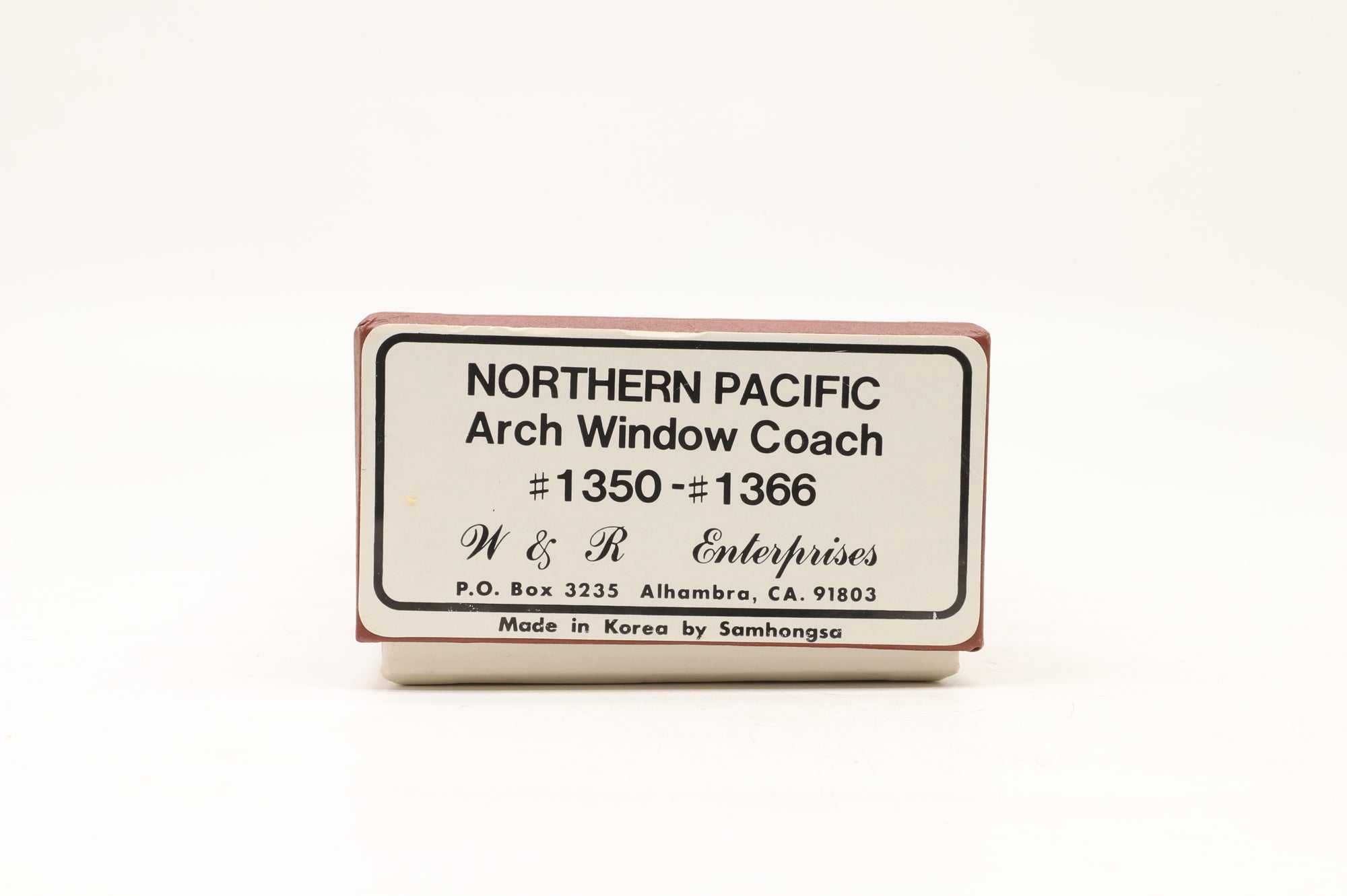 W&R Enterprises HO Brass Northern Pacific Arch Window Coach